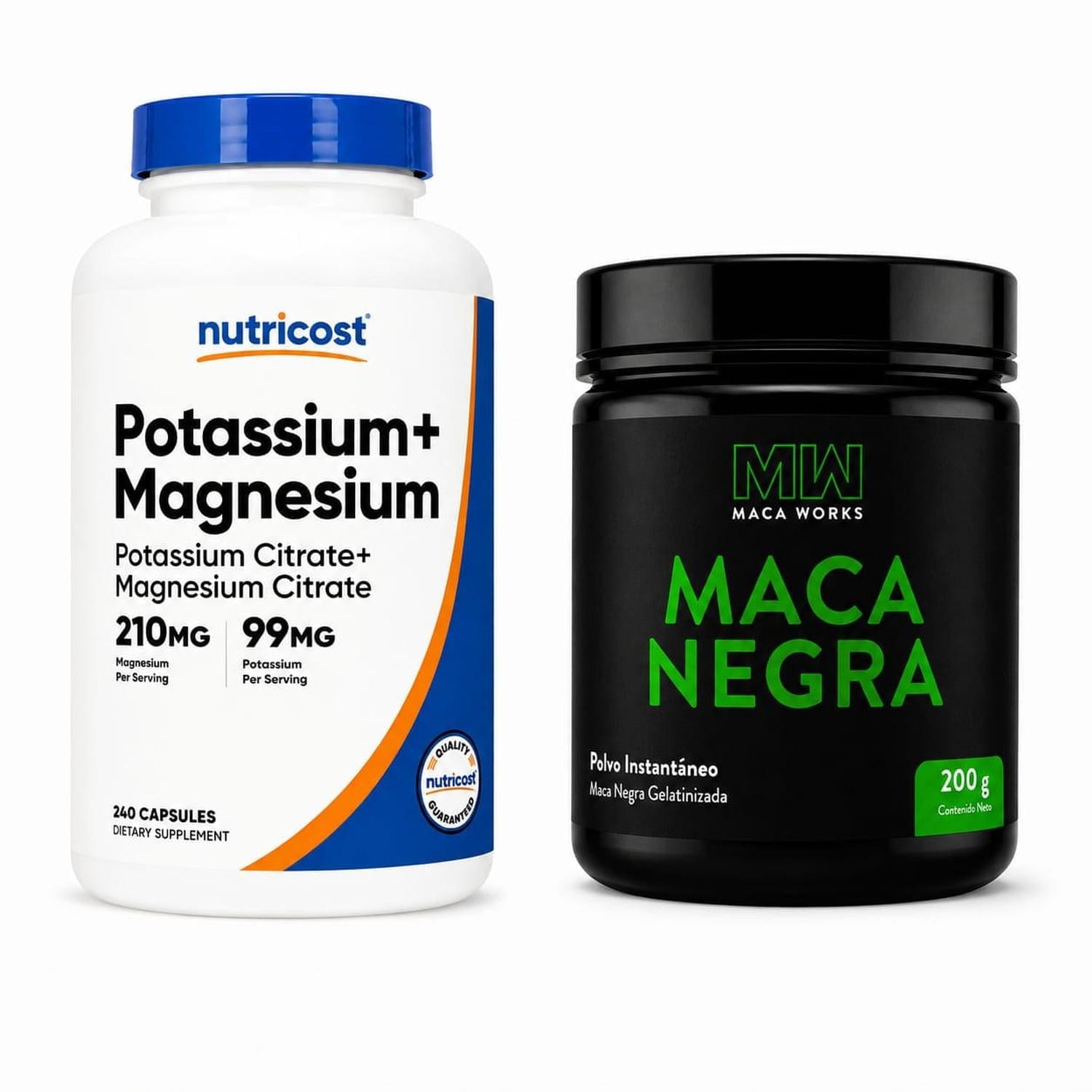 PACK POTASIO Y MAGNESIO NUTRICOST Y MACA NEGRA 200 G - 1