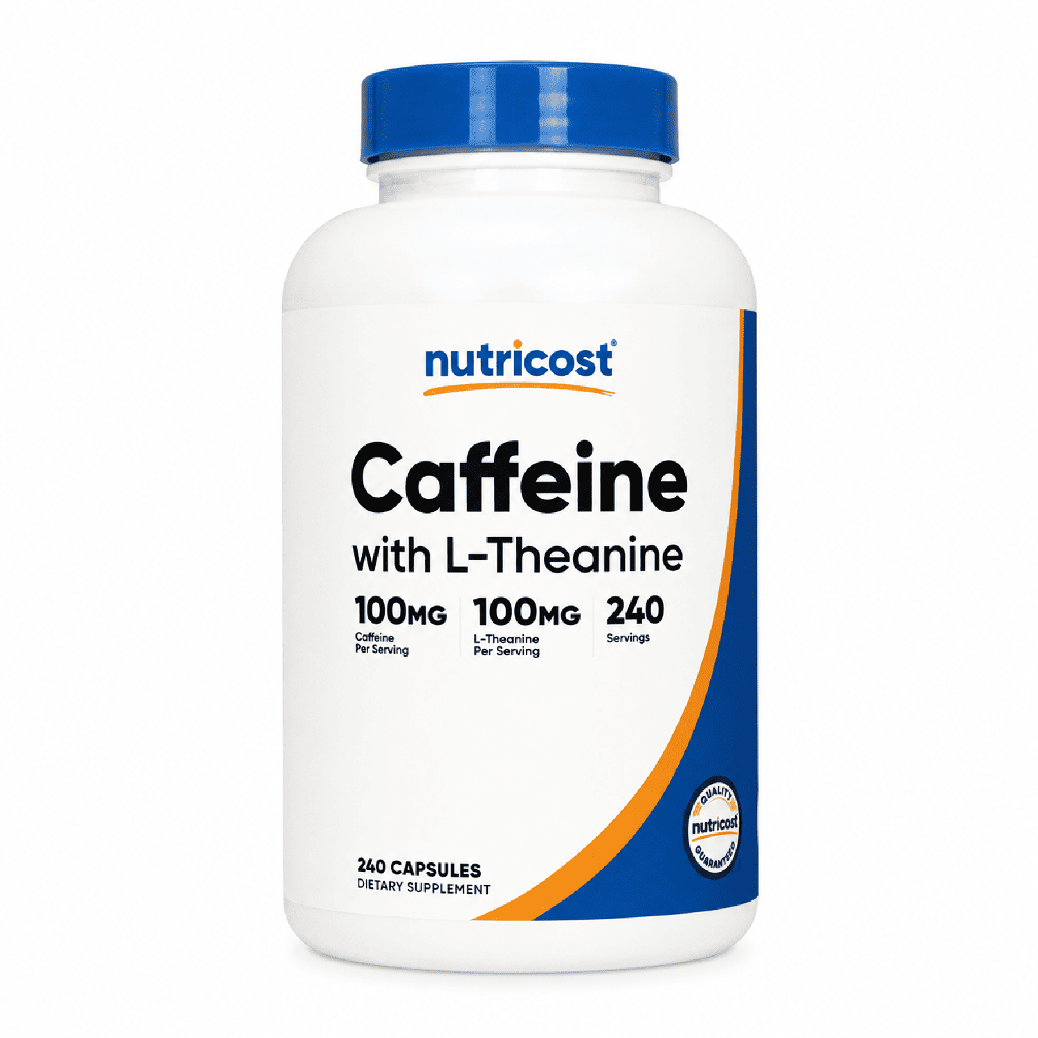 CAFEÍNA CON L-TEANINA 100 MG 240 CÁPSULAS - 1