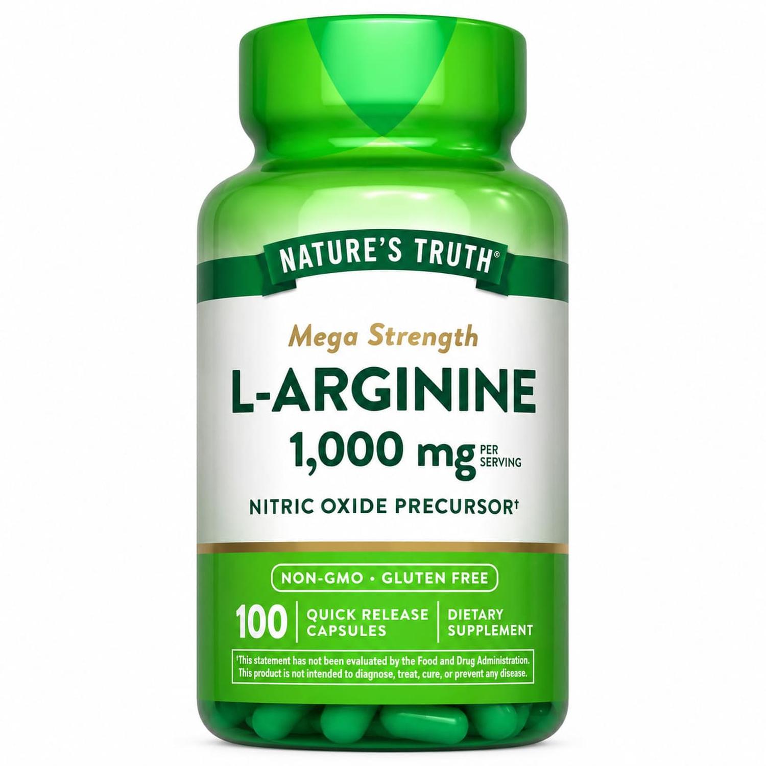 L-ARGININA NATURE’S TRUTH 1000 MG 100 CÁPSULAS - 1
