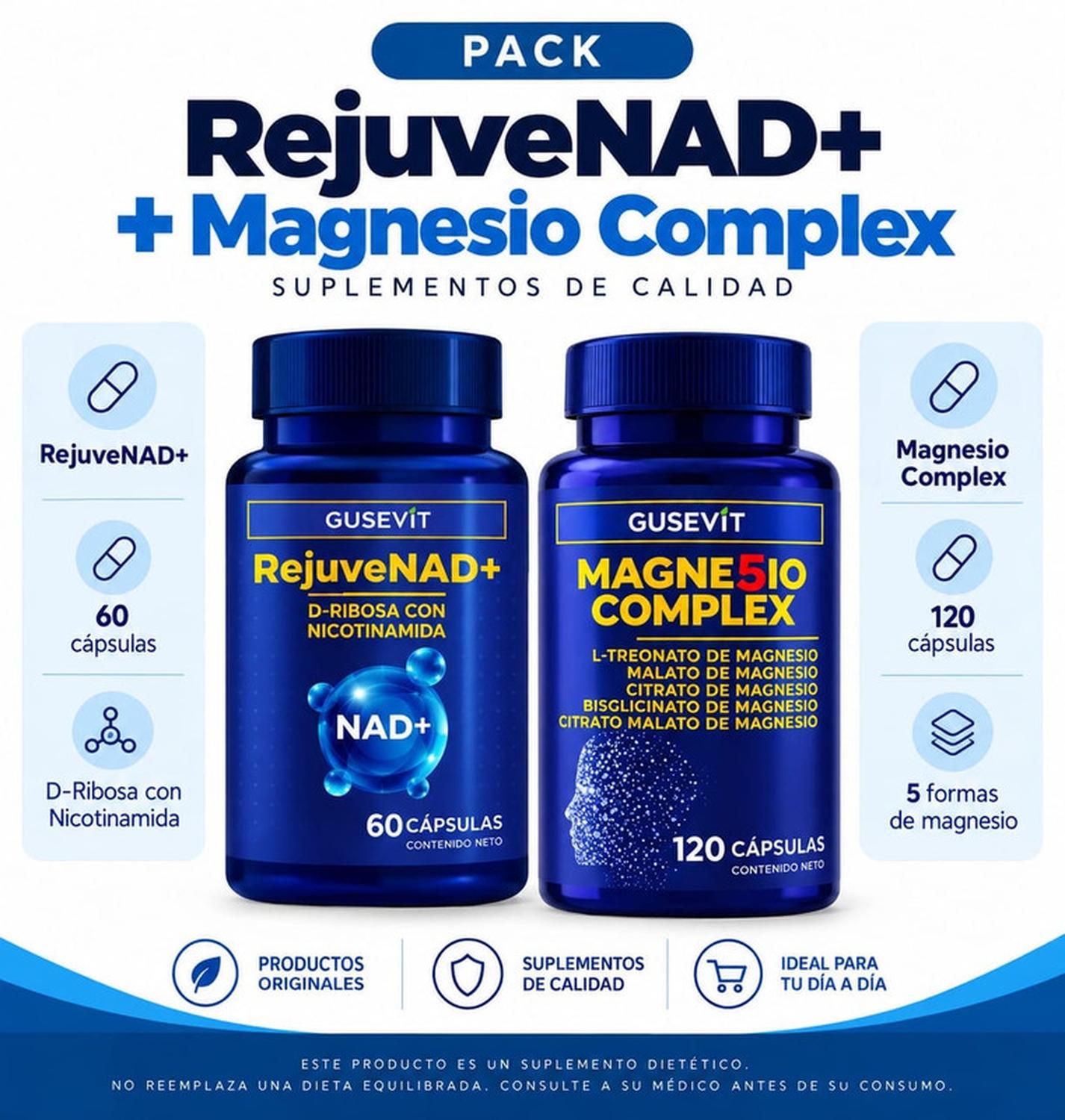 REJUVENAD+ GUSEVIT Y MAGNESIO COMPLEX GUSEVIT - 2