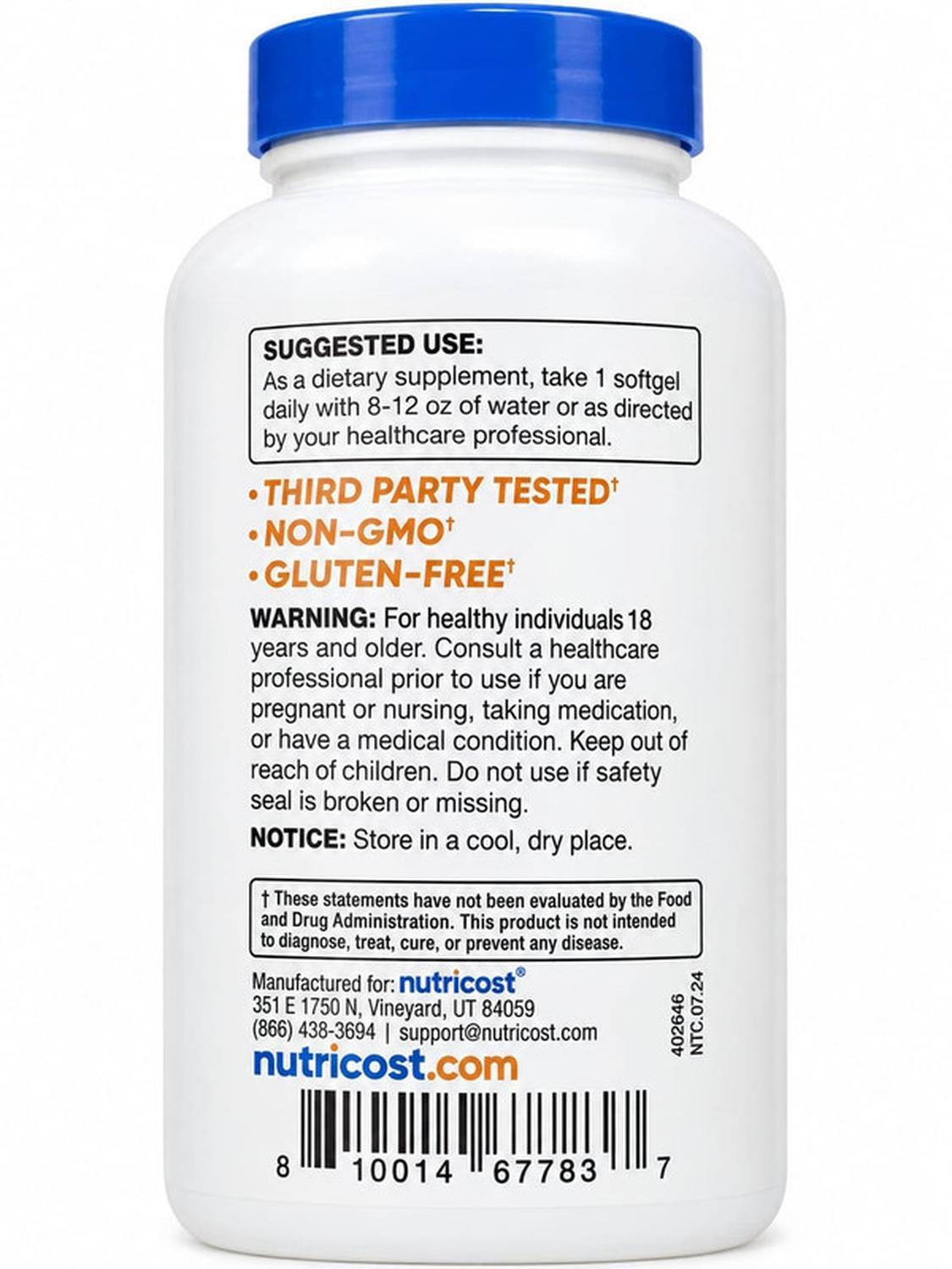 FISH OIL NUTRICOST Y ARTROFLEXX BELL LIFESTYLE - 4