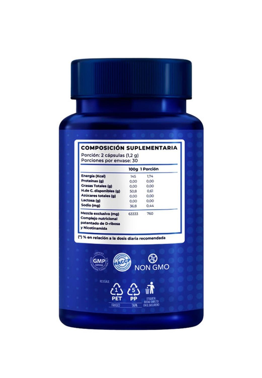 PACK X3 REJUVENAD+ GUSEVIT D-RIBOSA CON NICOTINAMIDA - 3