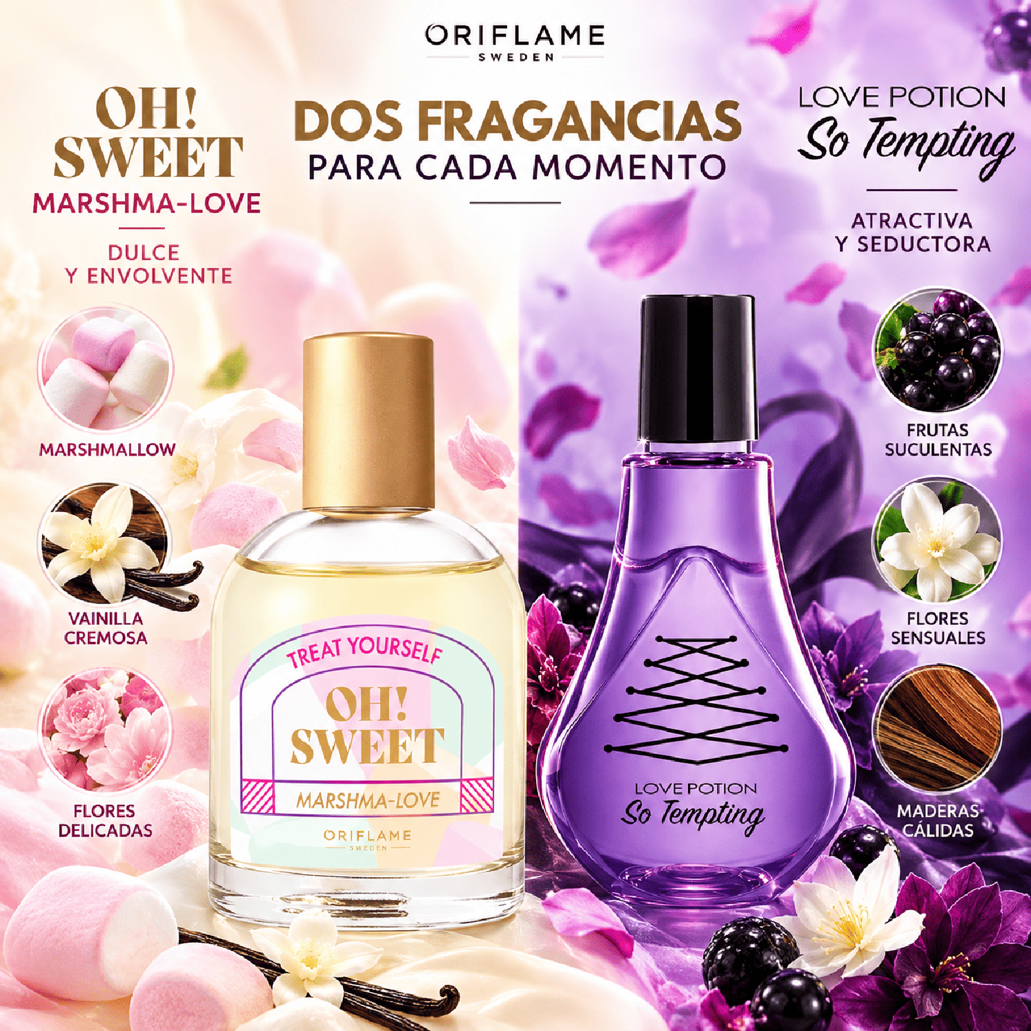 PACK OH! SWEET MARSHMA-LOVE Y LOVE POTION SO TEMPTING ORIFLAME - 2