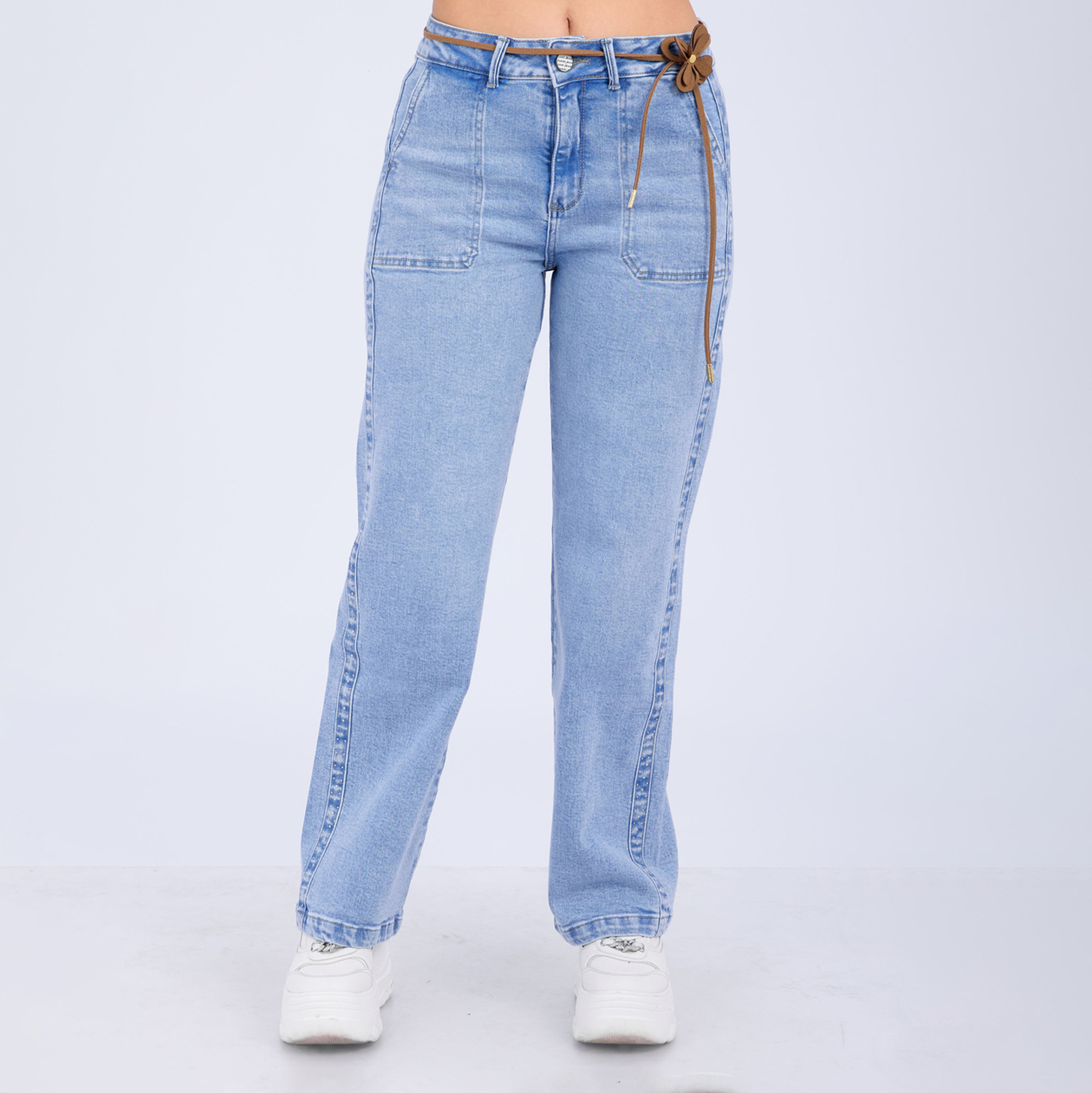 PANTALÓN STRAIGHT LEG VALENTINA - 1