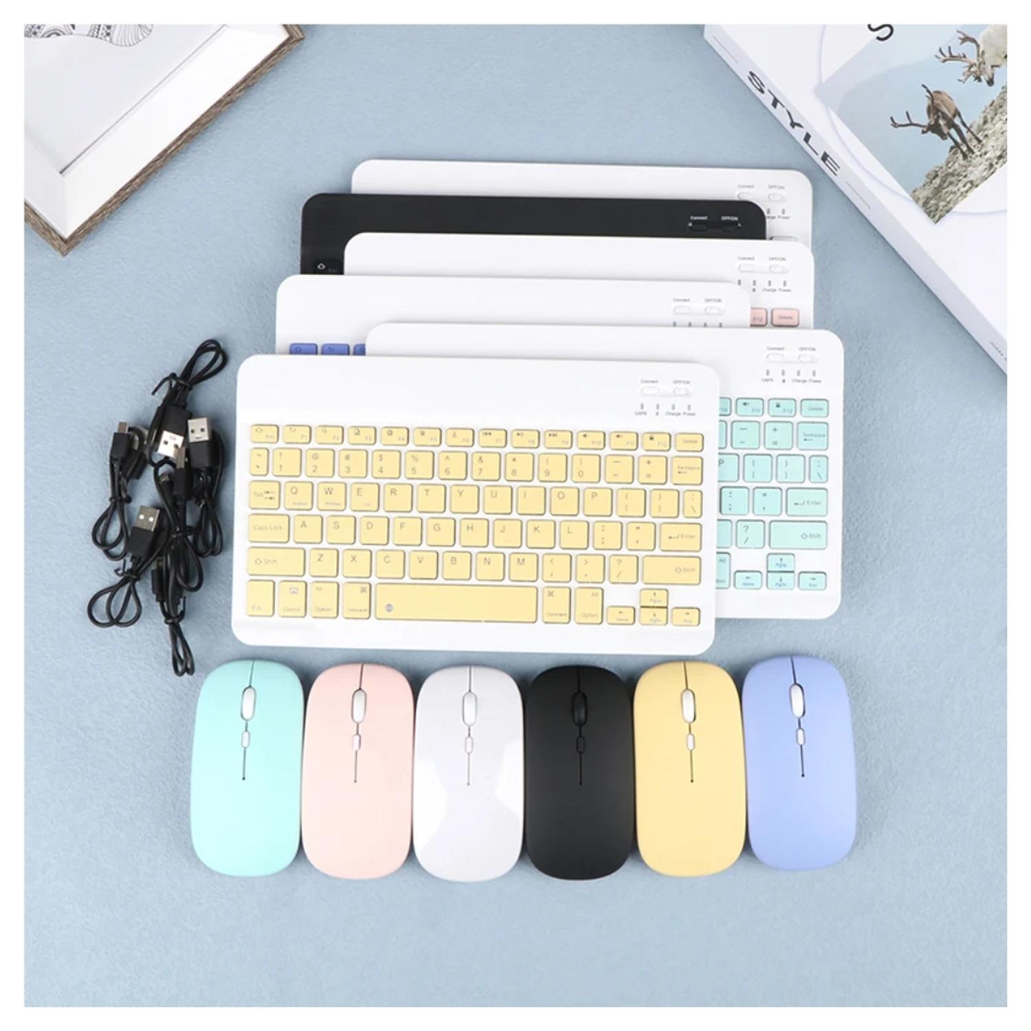 TECLADO INALÁMBRICO BLUETOOTH CON MOUSE TAMAÑO M - 1