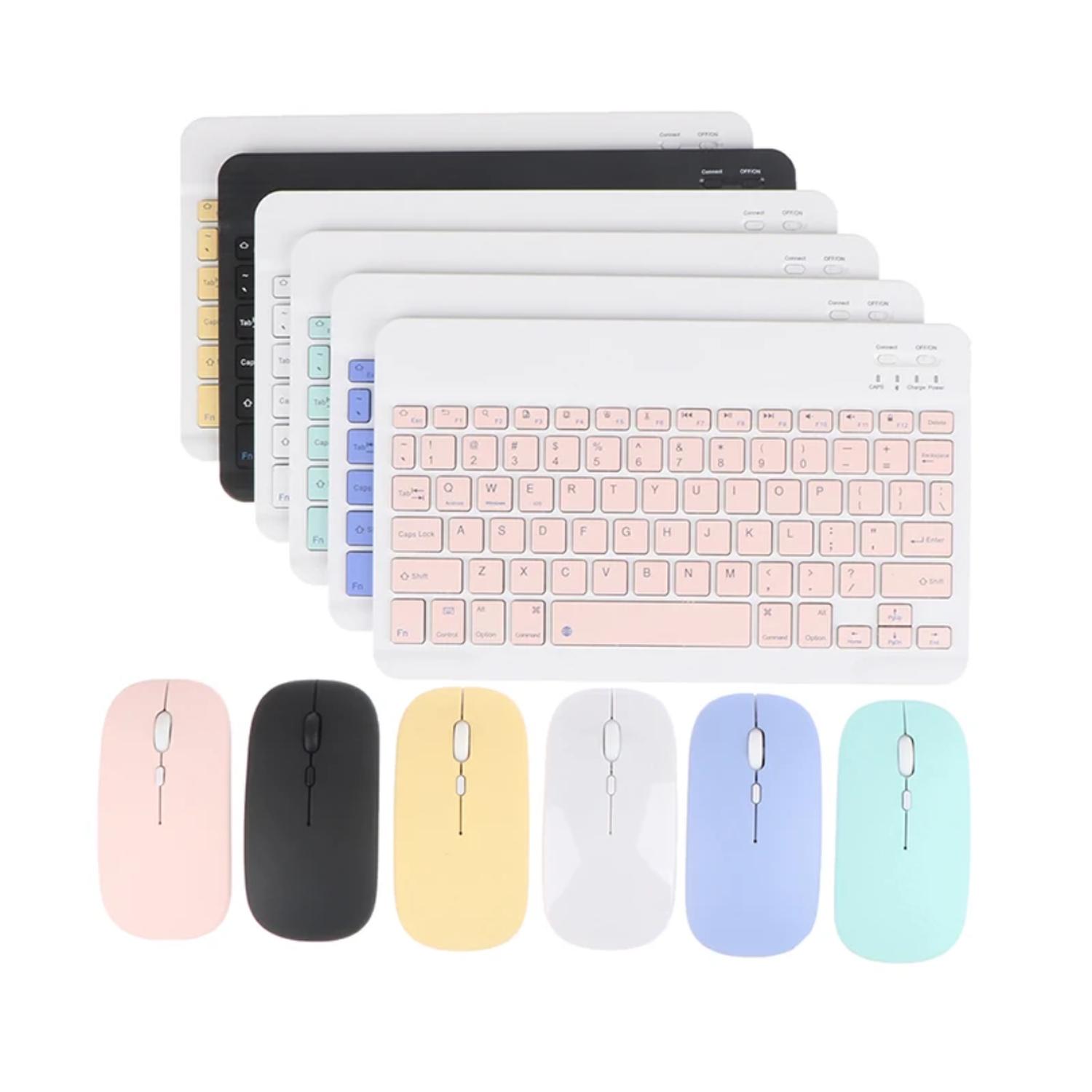 TECLADO INALÁMBRICO BLUETOOTH CON MOUSE TAMAÑO M - 2