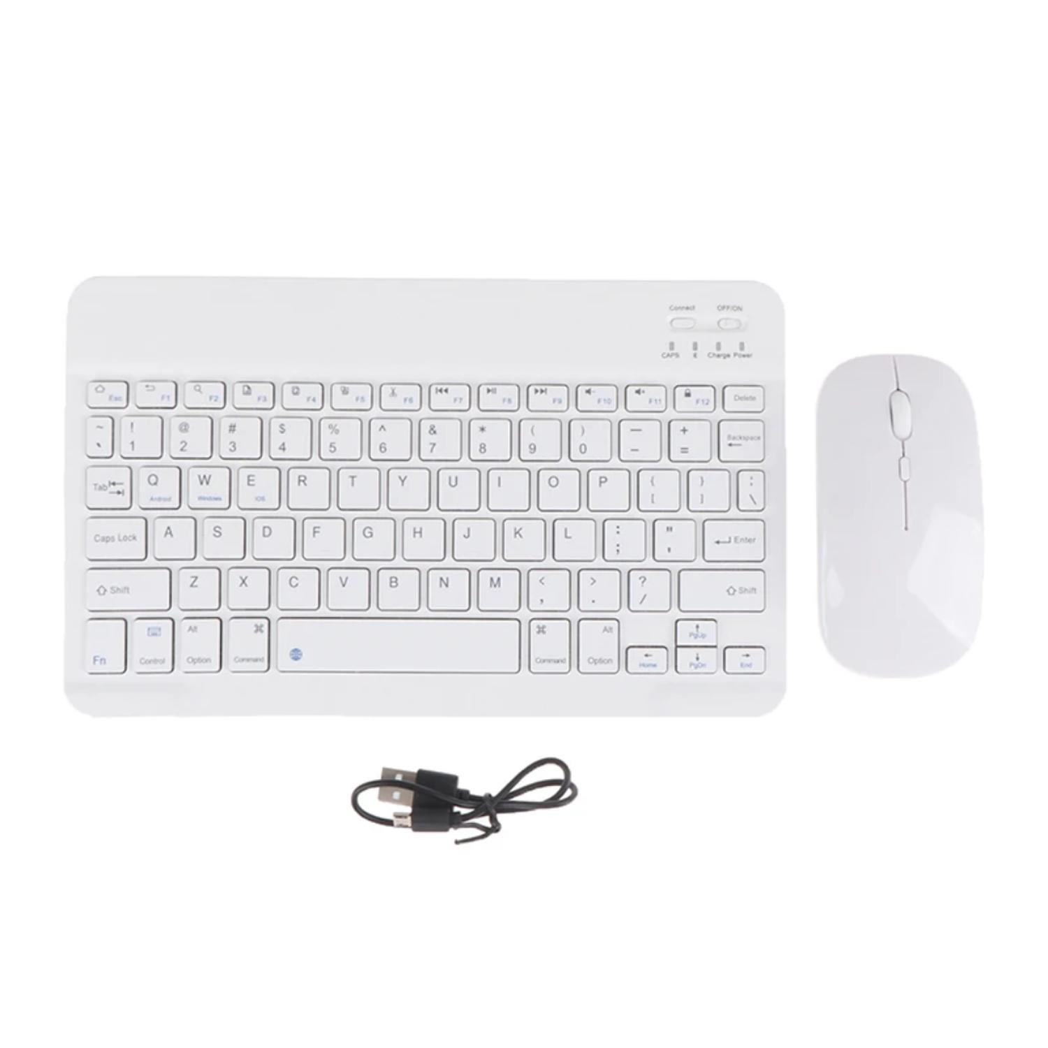 TECLADO INALÁMBRICO BLUETOOTH CON MOUSE TAMAÑO M - 3