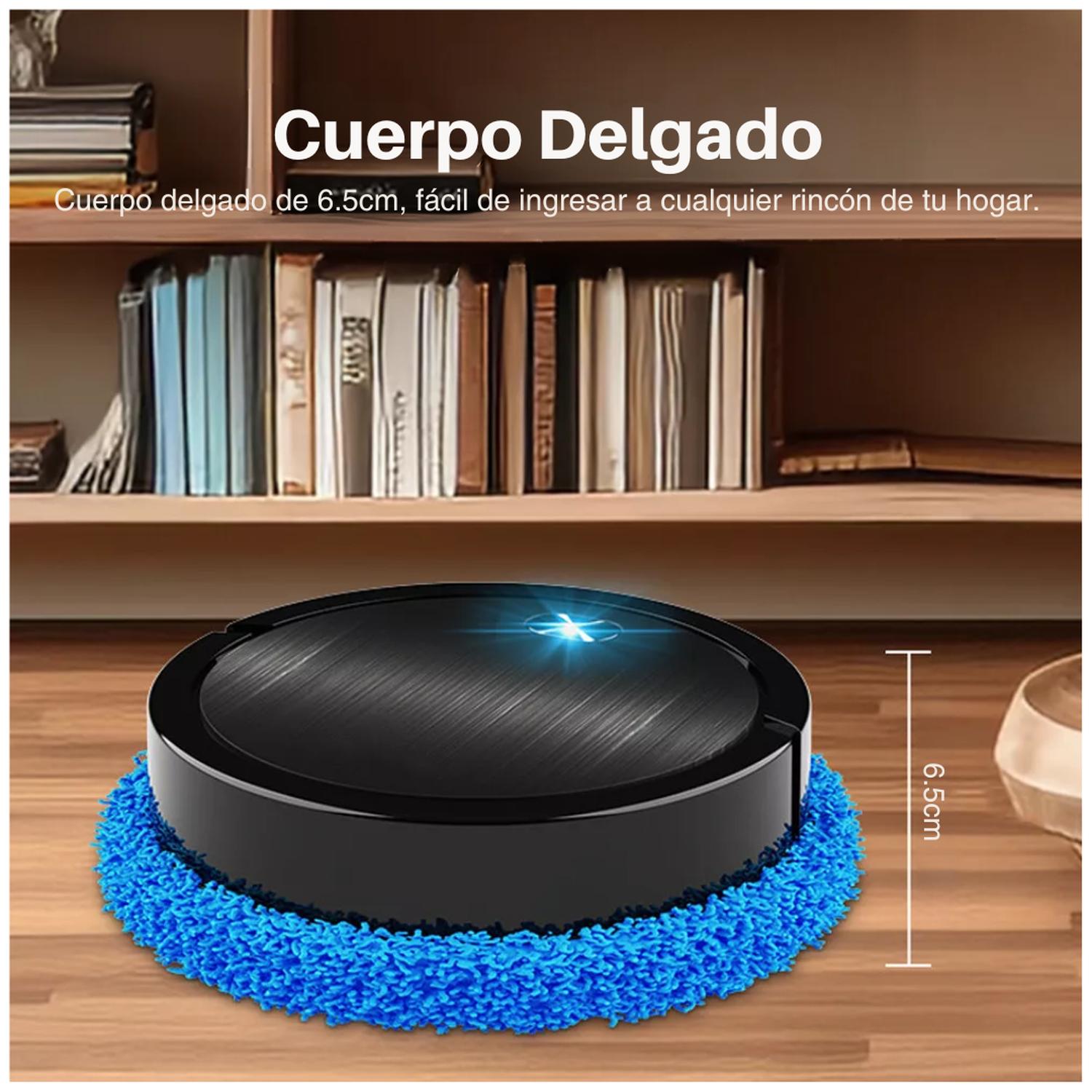 ROBOT TRAPEADOR INTELIGENTE HÚMEDO Y SECO DISEÑO MODERNO TAMAÑO M - 3