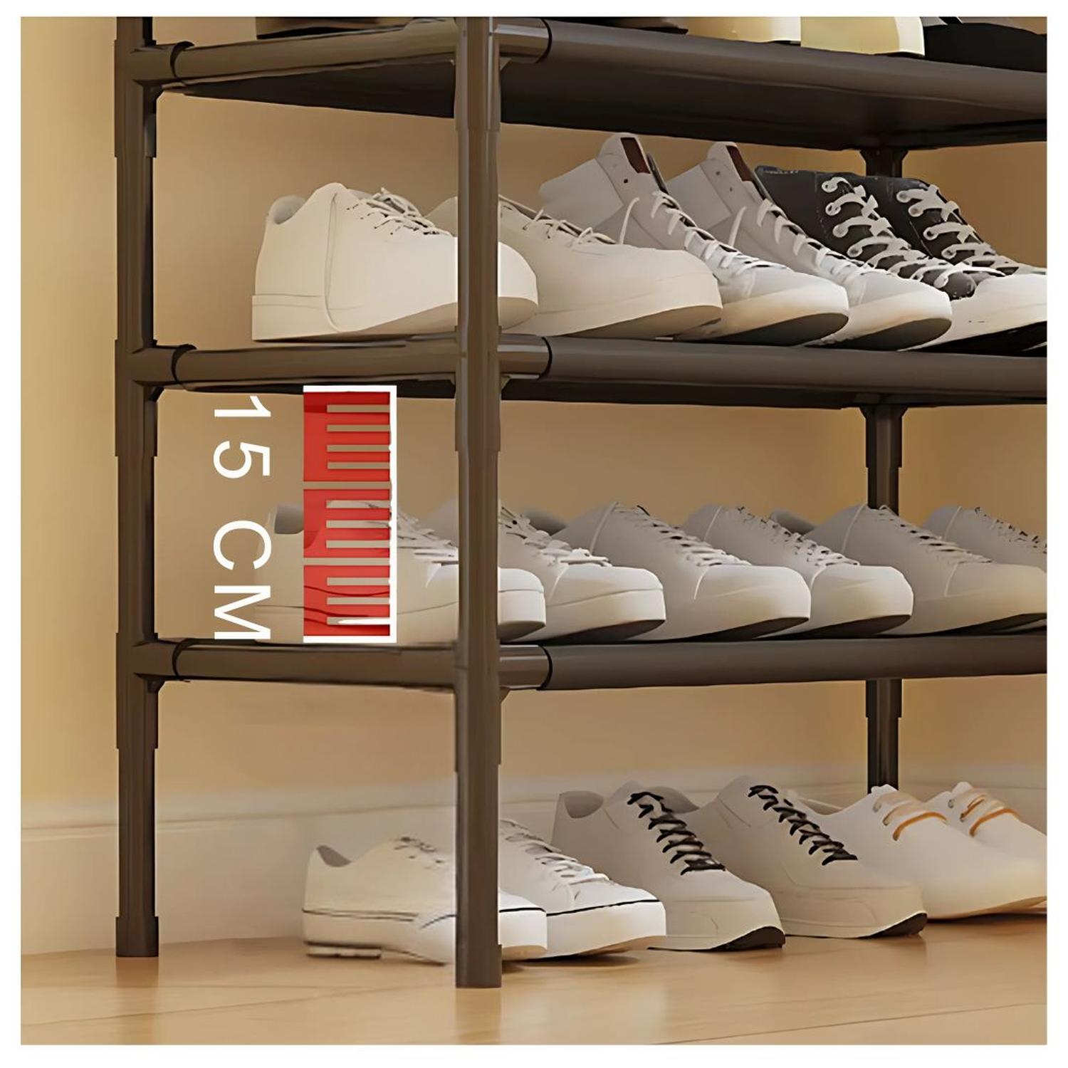 ESTANTE ORGANIZADOR ZAPATERO ESQUINERO MULTIFUNCIONAL 170X60X29.5CM TAMAÑO M - 5