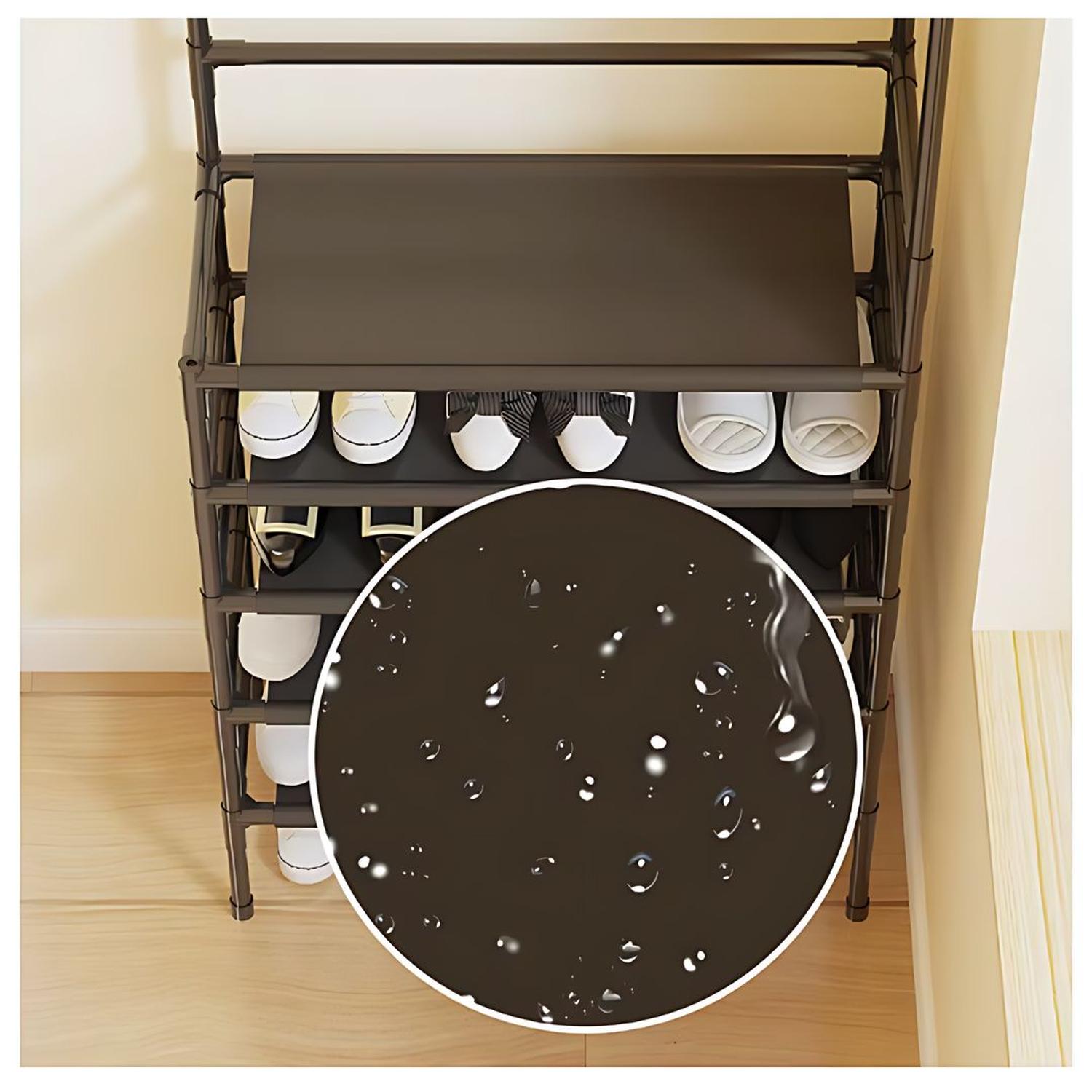 ESTANTE ORGANIZADOR ZAPATERO ESQUINERO MULTIFUNCIONAL 170X60X29.5CM TAMAÑO M - 6