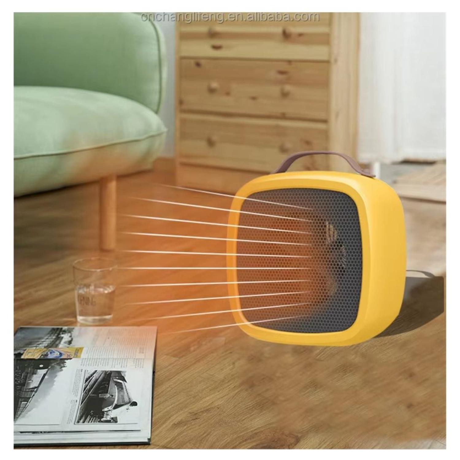 MINI CALEFACTOR PORTÁTIL ELÉCTRICO DE 500W CALENTADOR ESTILO MODERNO TAMAÑO M - 4