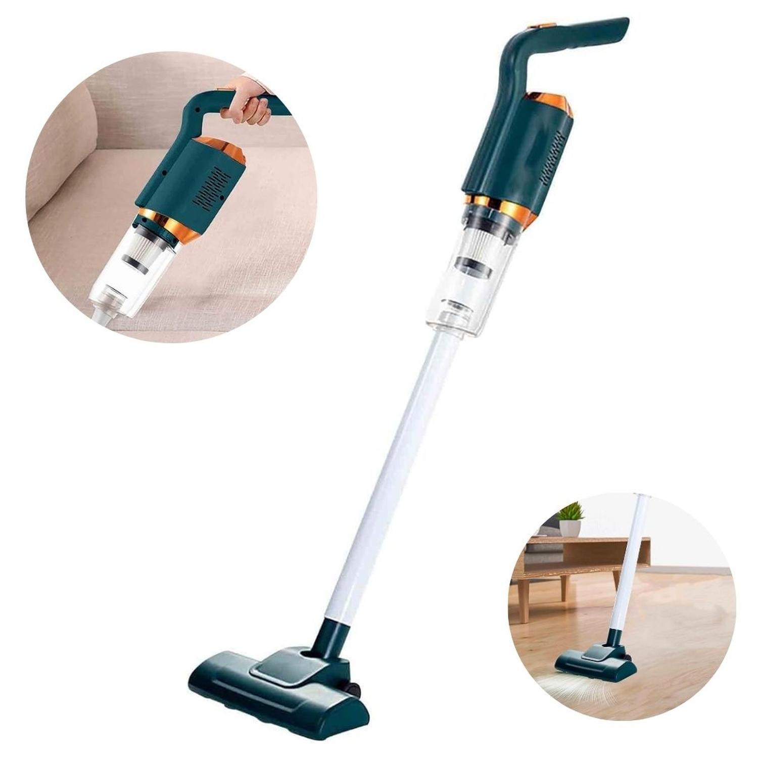 ASPIRADORA PORTÁTIL INALÁMBRICA RECARGABLE 120W 2 EN 1 MULTIFUNCIONAL HOGAR AUTO TAMAÑO M - 1