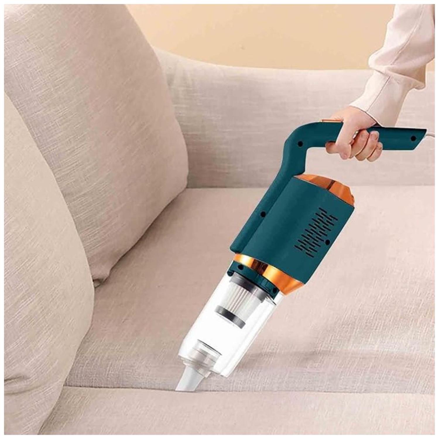 ASPIRADORA PORTÁTIL INALÁMBRICA RECARGABLE 120W 2 EN 1 MULTIFUNCIONAL HOGAR AUTO TAMAÑO M - 2