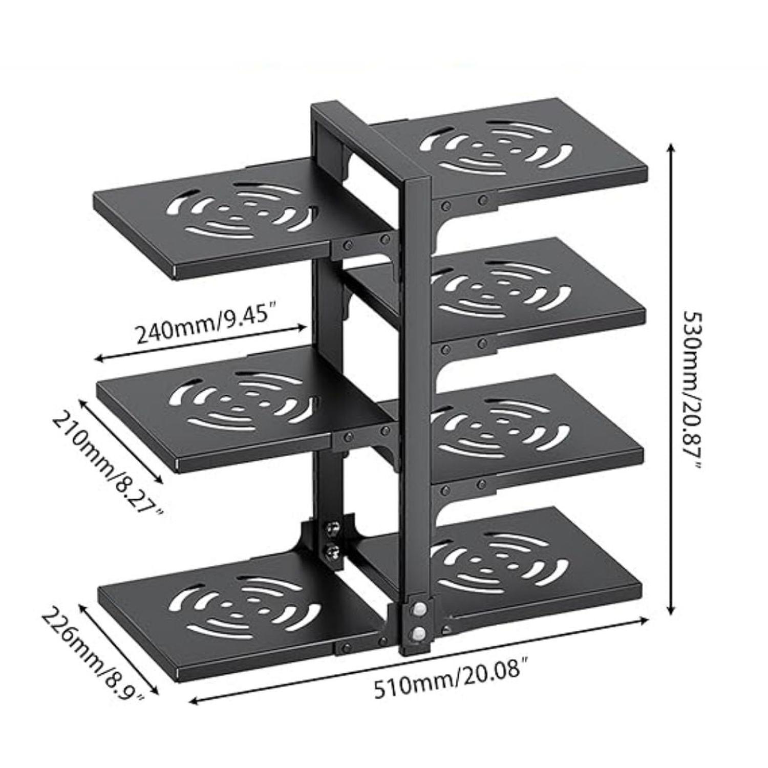 ESTANTE ORGANIZADOR DE OLLAS Y SARTENES DE 7 NIVELES AJUSTABLE PREMIUM - 5
