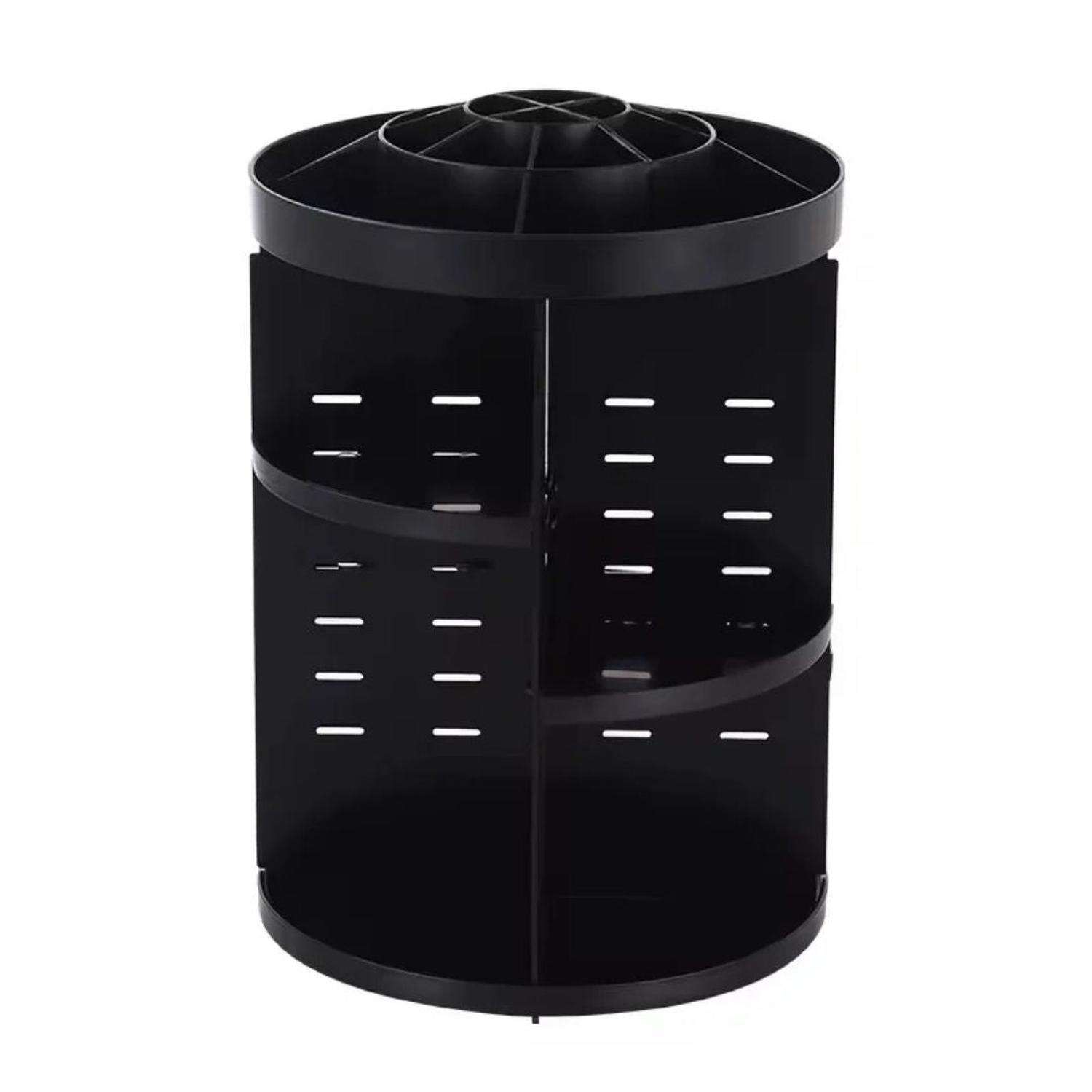 ORGANIZADOR DE MAQUILLAJE COSMÉTICOS GIRATORIO 360° AJUSTABLE TAMAÑO M - 4
