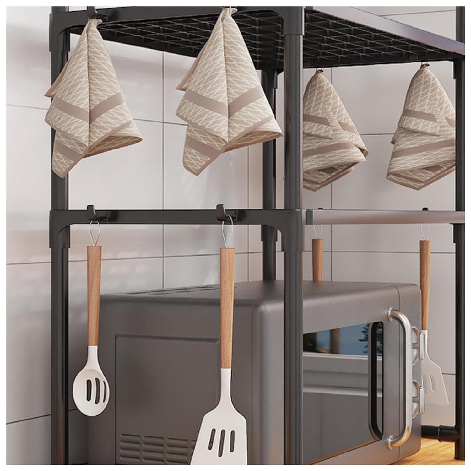 ESTANTE ORGANIZADOR DE MICROONDAS MULTIUSOS DE 3 NIVELES 73X50X27CM TAMAÑO M - 3