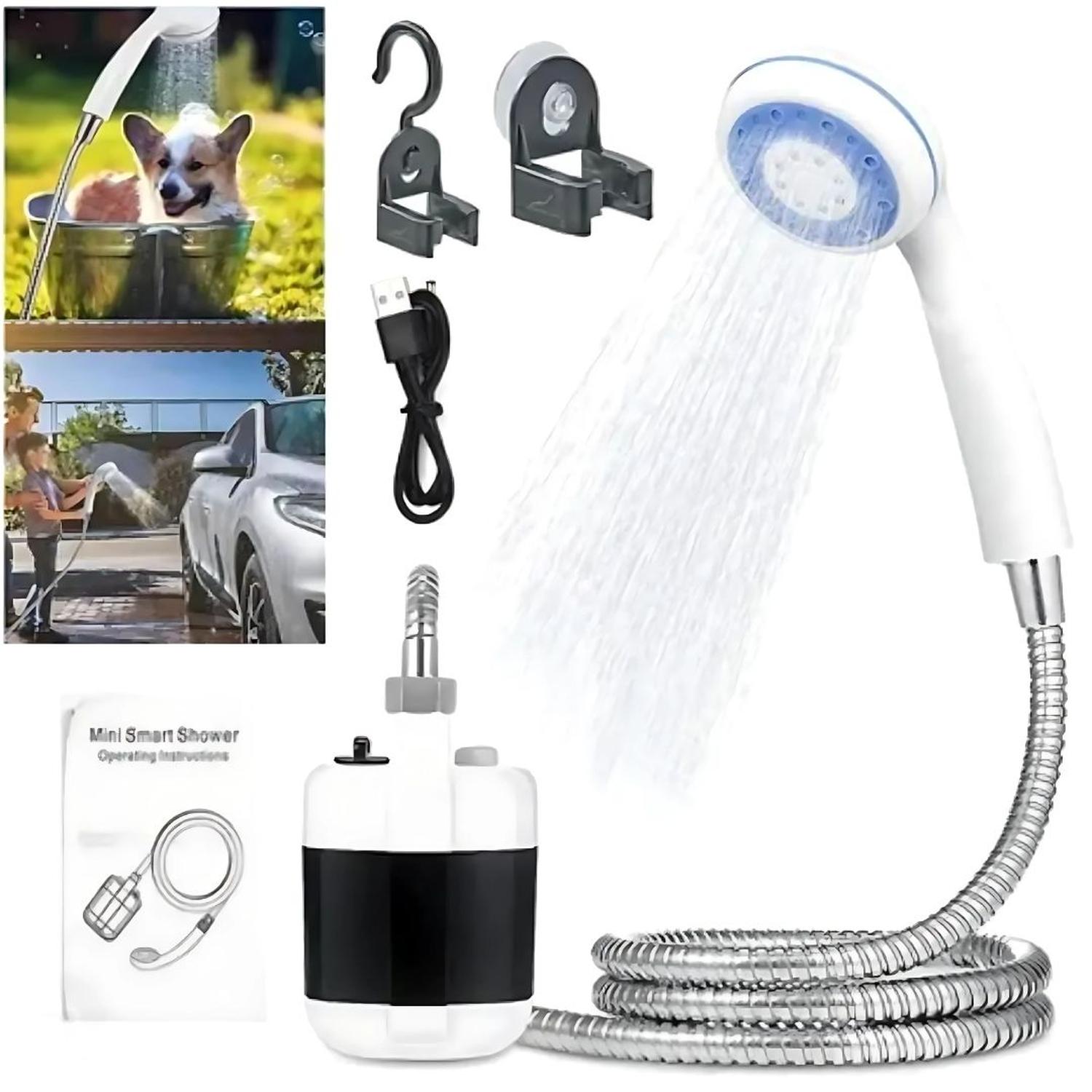 DUCHA PORTÁTIL CON BOMBA INALÁMBRICA RECARGABLE - 1