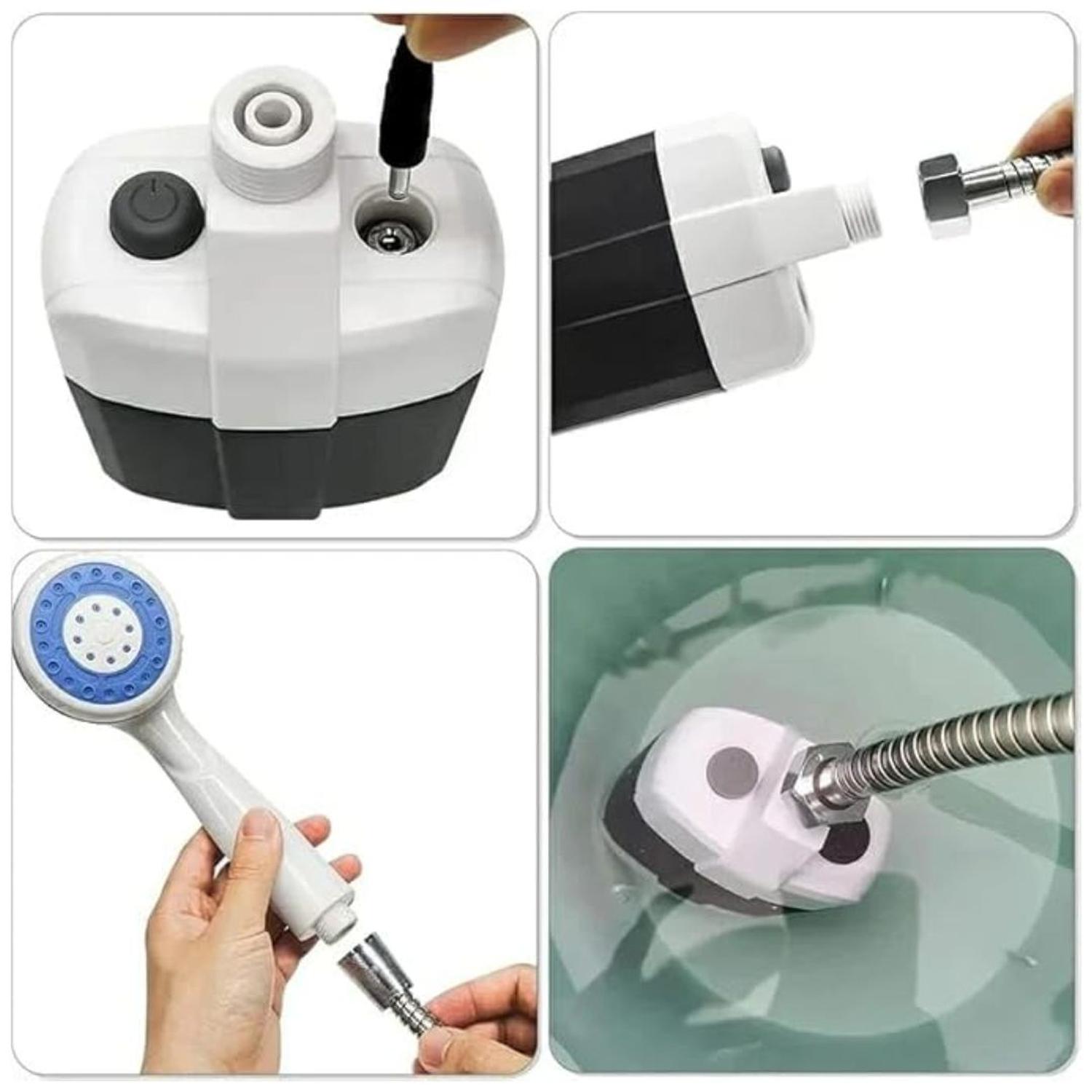 DUCHA PORTÁTIL CON BOMBA INALÁMBRICA RECARGABLE - 5