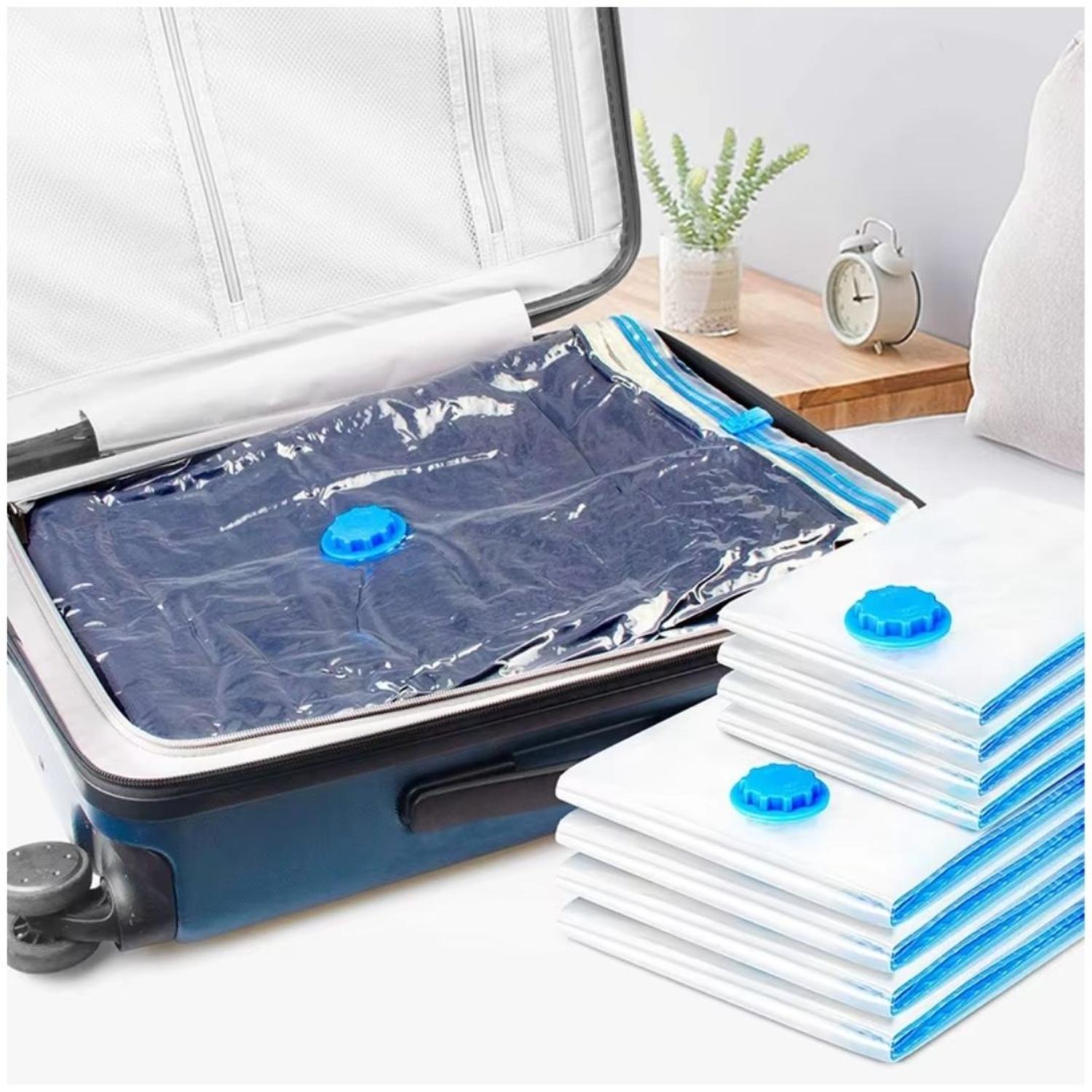 PACK DE 5 BOLSAS AL VACÍO 3 MEDIDAS + SUCCIONADOR MANUAL - 2