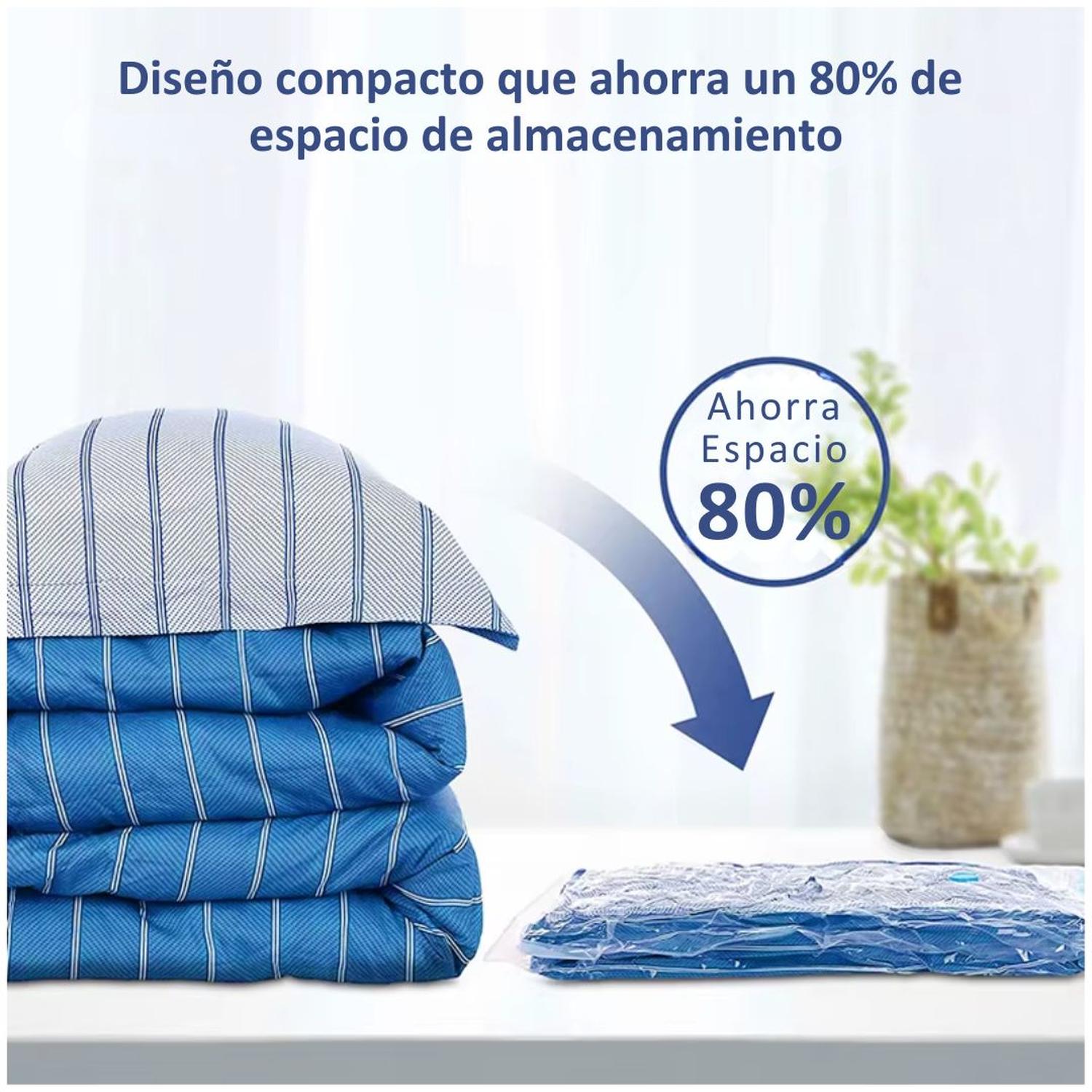 PACK DE 5 BOLSAS AL VACÍO 3 MEDIDAS + SUCCIONADOR MANUAL - 3