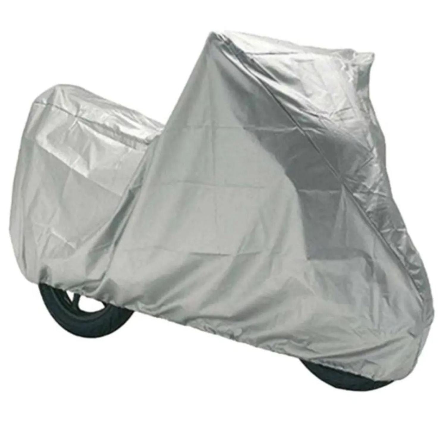 FORRO FUNDA COBERTOR DE MOTO IMPERMEABLE PROTECTOR XL 140X240CM - 4