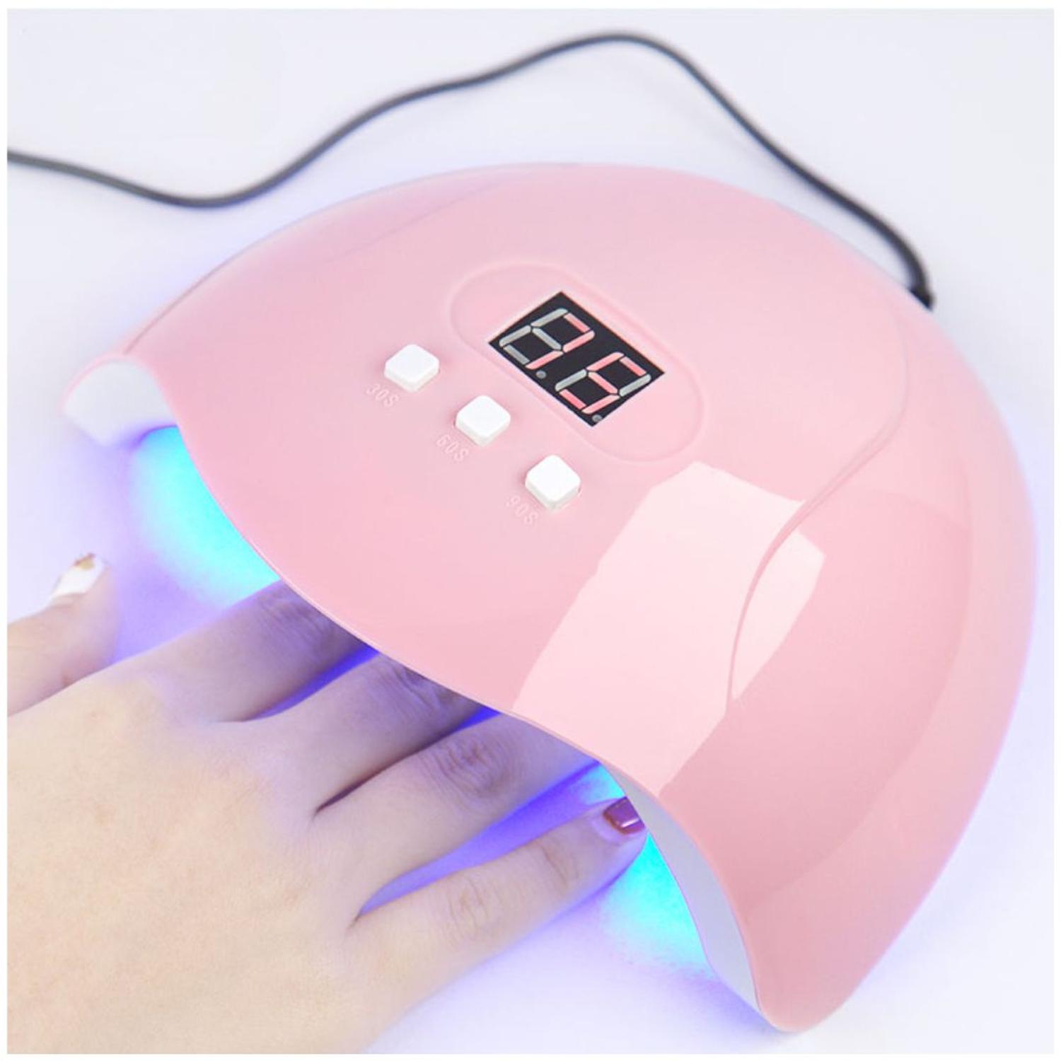 SECADOR DE UÑAS PROFESIONAL LÁMPARA PARA SECADO DE UÑAS LED/UV CON TEMPORIZADOR - 1