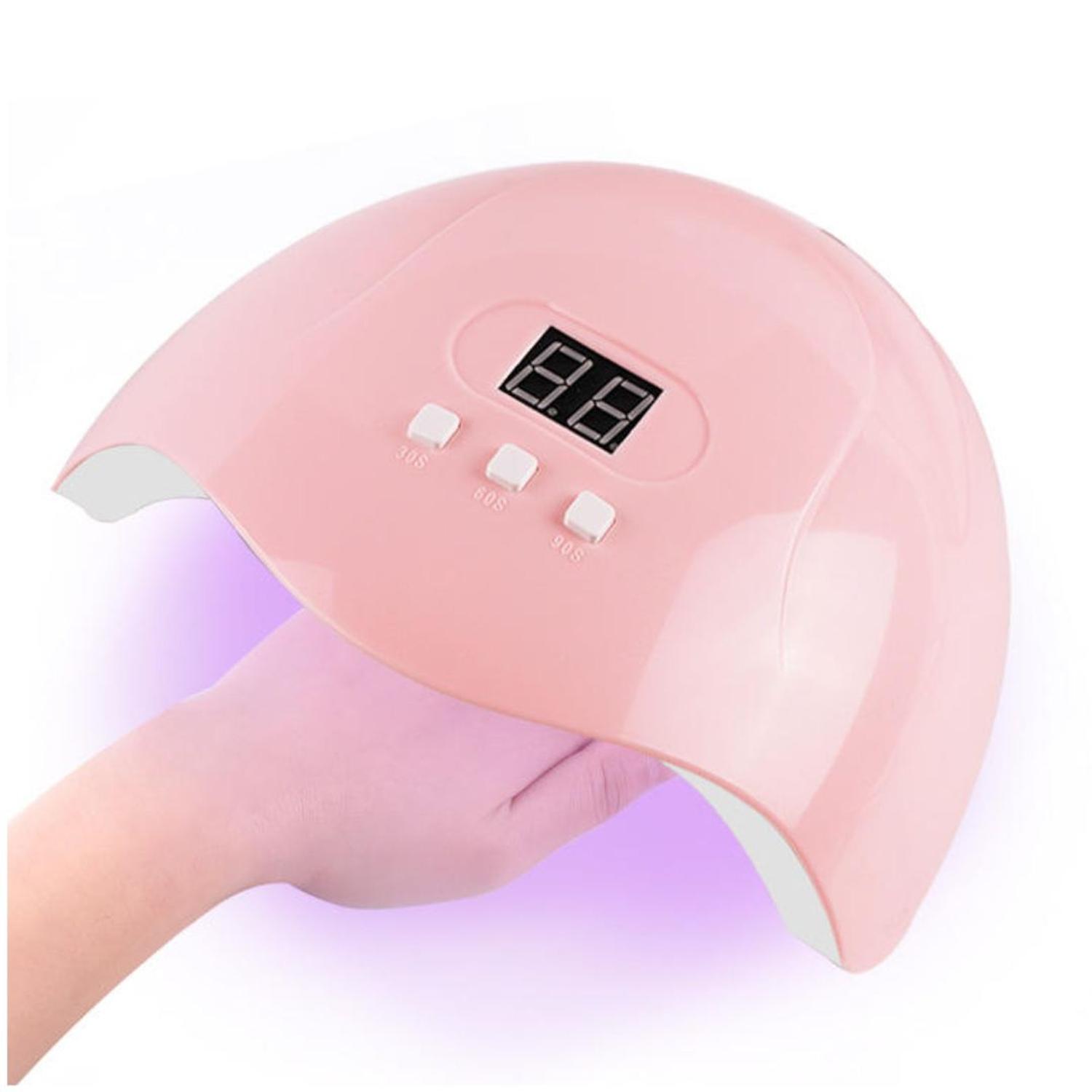 SECADOR DE UÑAS PROFESIONAL LÁMPARA PARA SECADO DE UÑAS LED/UV CON TEMPORIZADOR - 2