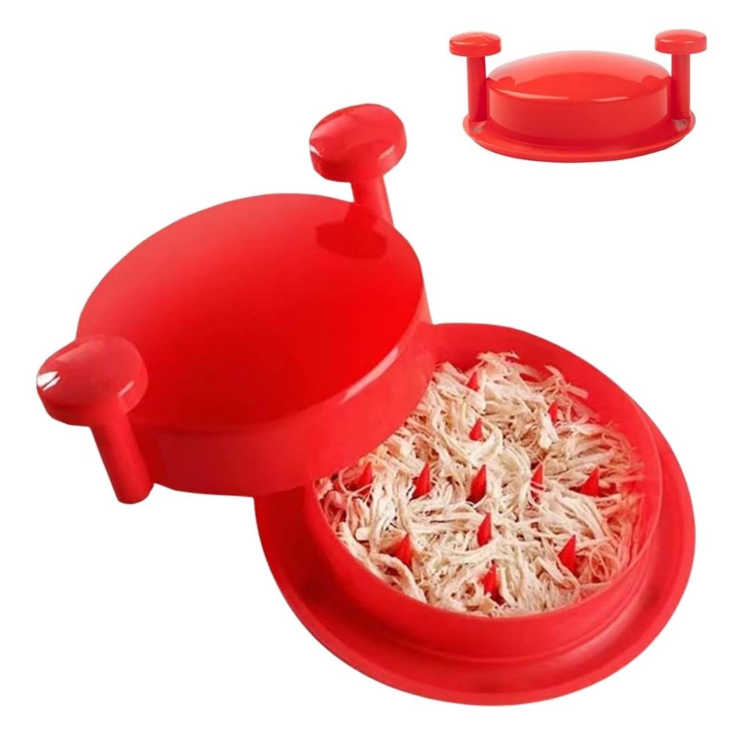 DESHILACHADOR DESMENUZADOR DE POLLO VERDURAS GIRATORIO MANUAL MULTIUSOS TAMAÑO M - 1