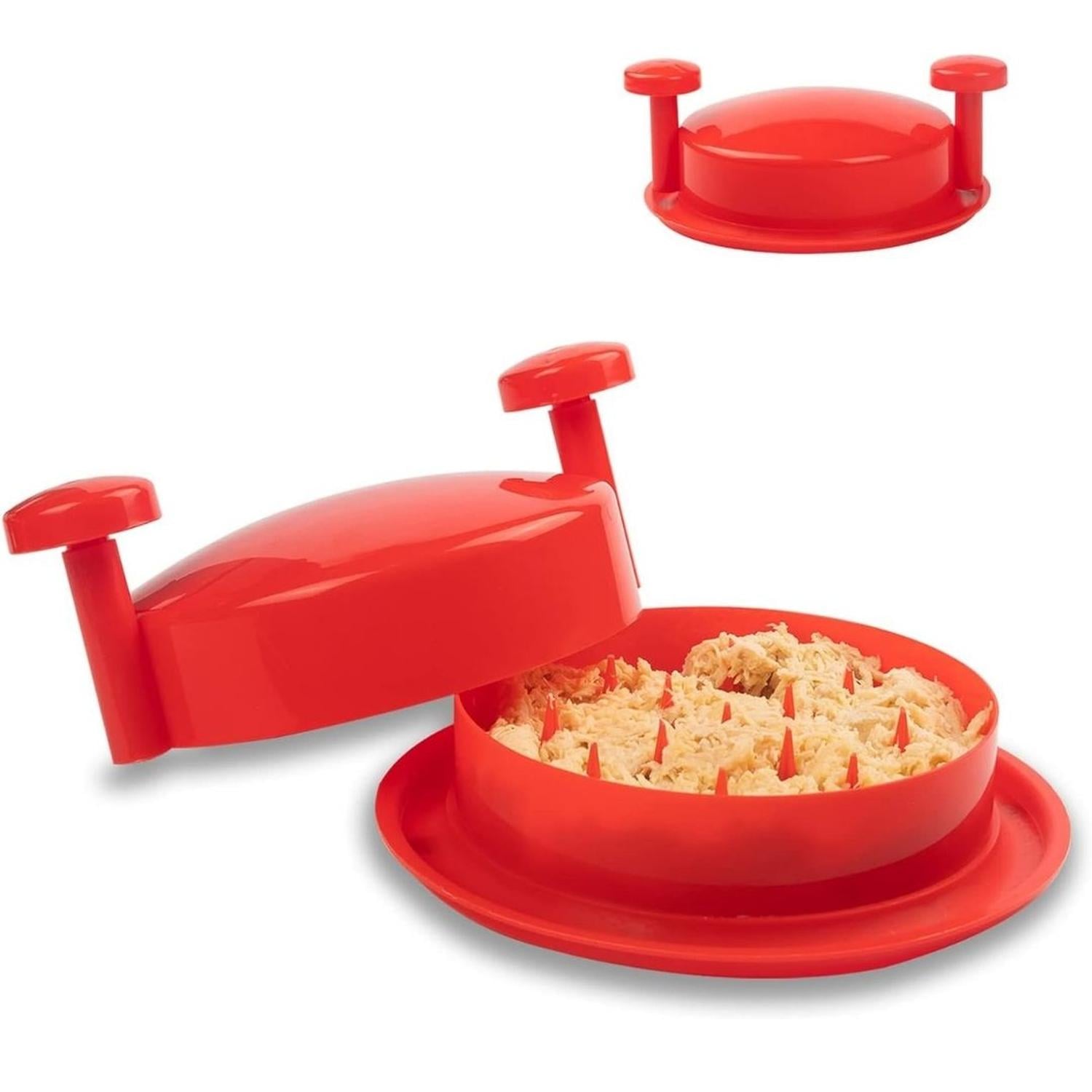 DESHILACHADOR DESMENUZADOR DE POLLO VERDURAS GIRATORIO MANUAL MULTIUSOS TAMAÑO M - 2