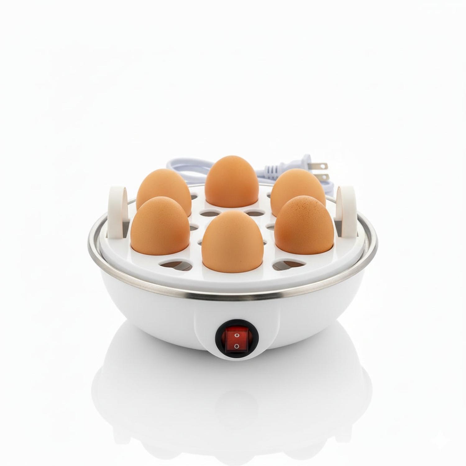 HERVIDOR ELÉCTRICO DE HUEVOS AL VAPOR FORMA DE GALLINA 7 HUEVOS TAMAÑO M - 5