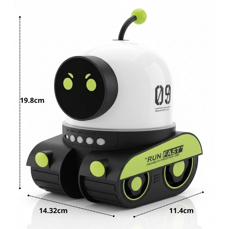 ROBOT LÁMPARA PROYECTOR DE ESTRELLAS GALAXIA LUCES CON MÚSICA PARA NIÑOS - 8