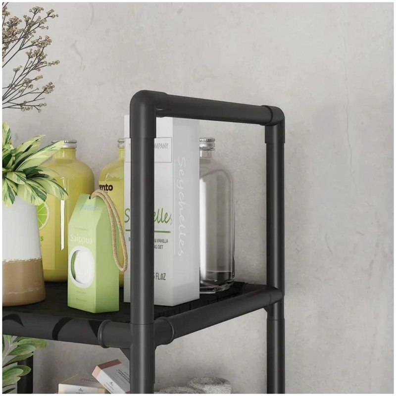 ESTANTE ORGANIZADOR MULTIUSOS PARA LAVADORA BAÑO 2 NIVELES 2 CUERPOS 138X106X25CM TAMAÑO M - 4