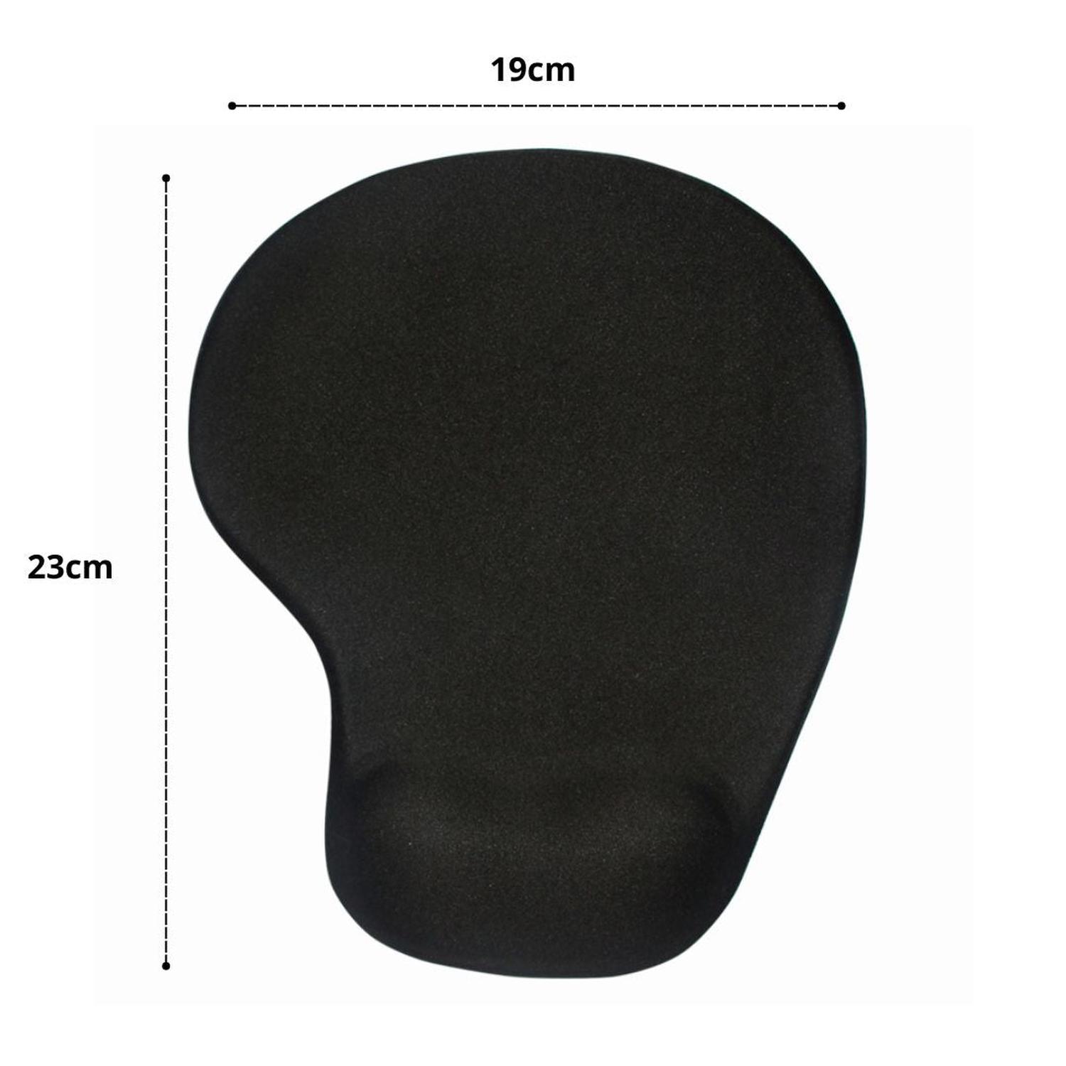PAD MOUSE ERGONÓMICO ANTIDESLIZANTE CON ALMOHADILLA CON GEL G-01 TAMAÑO M - 1