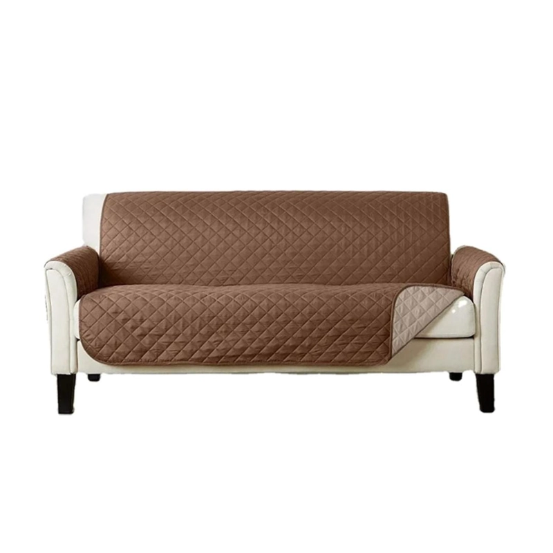 FORRO COBERTOR DE SOFÁ 280CM REVERSIBLE LAVABLE PROTECCIÓN PARA MASCOTAS - 4