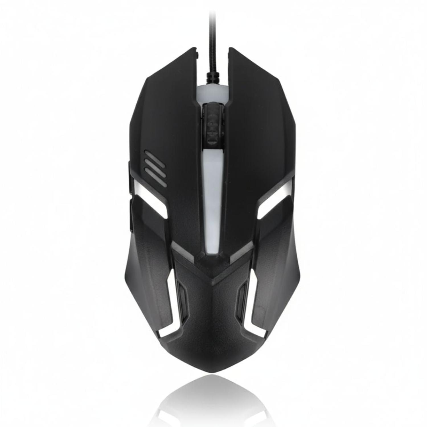 MOUSE ÓPTICO GAMER RGB ERGONÓMICO 1200 DPI - 2