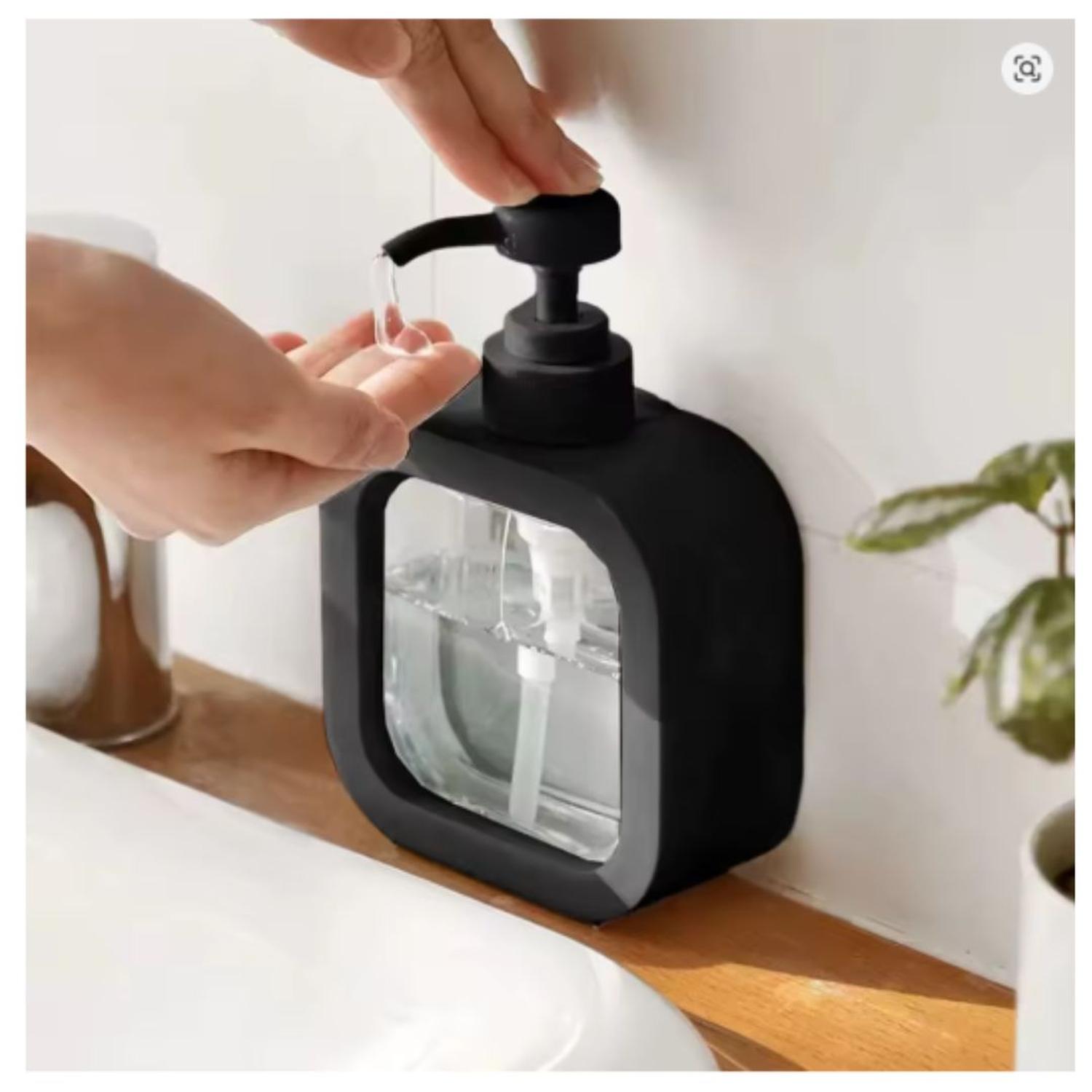 PACK X2 DISPENSADOR DE JABÓN LÍQUIDO CREMAS ESTILO MODERNO TAMAÑO M - 3