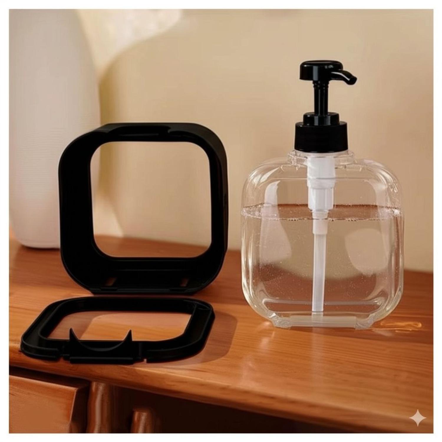 PACK X2 DISPENSADOR DE JABÓN LÍQUIDO CREMAS ESTILO MODERNO TAMAÑO M - 4