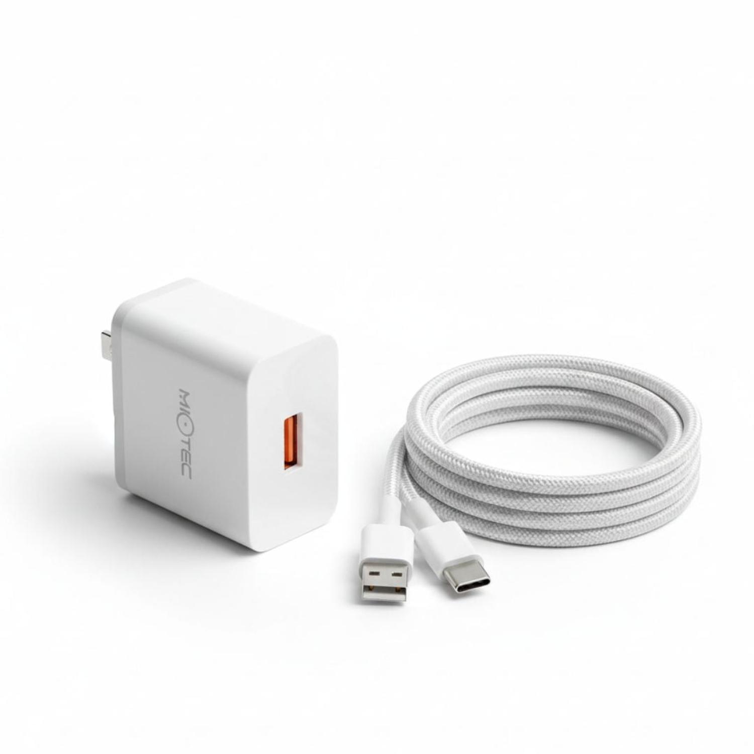 CARGADOR CARGA RÁPIDA PARA CELULAR DE 30W CPB168 + CABLE USB TIPO C - 2