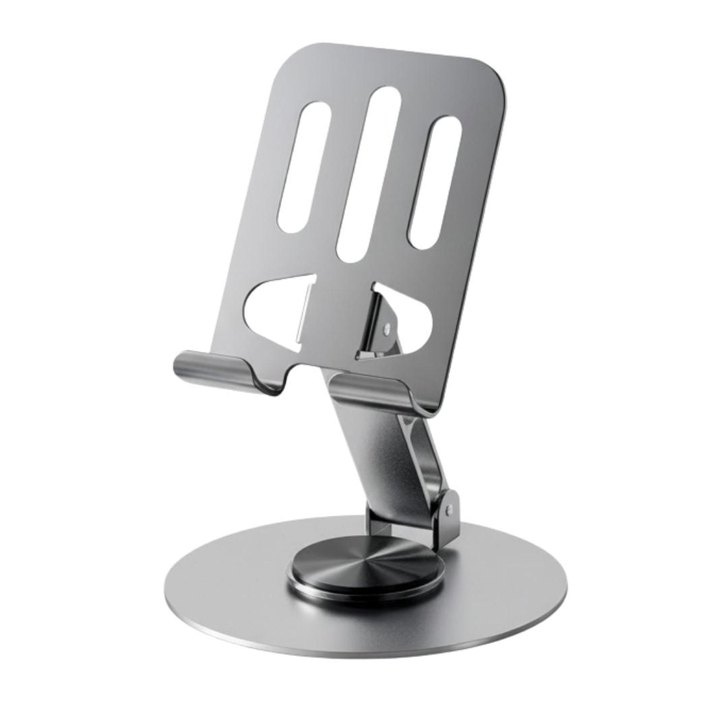 SOPORTE PARA CELULAR DE METAL 8562 AJUSTABLE PLEGABLE GIRATORIO 360° - 2