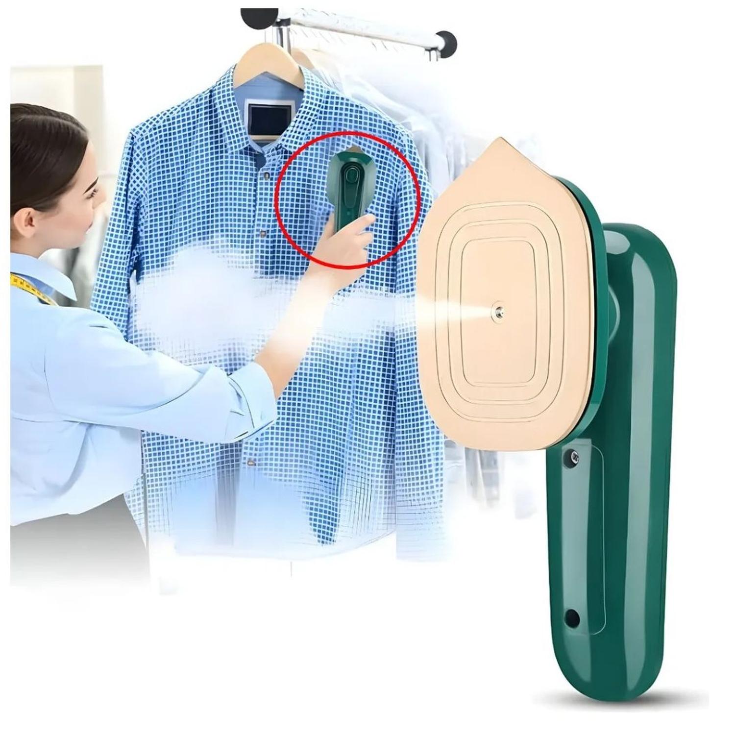 PLANCHA A VAPOR ELÉCTRICA PARA ROPA PLANCHADO VERTICAL HORIZONTAL PORTÁTIL ANTIADHERENTE TAMAÑO M - 1