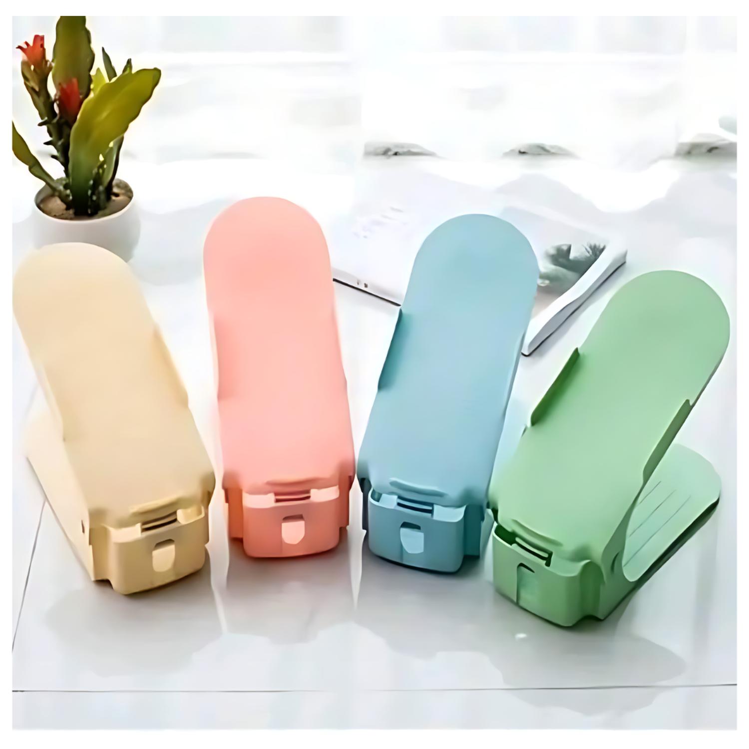 SET DE 10 ORGANIZADORES DE ZAPATOS DE ALTURA AJUSTABLE PLEGABLE TAMAÑO M - 7