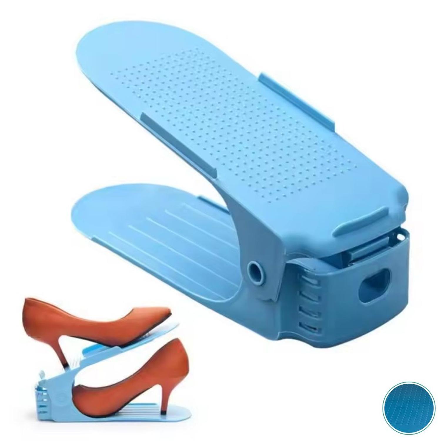 SET DE 10 ORGANIZADORES DE ZAPATOS DE ALTURA AJUSTABLE PLEGABLE TAMAÑO M - 8