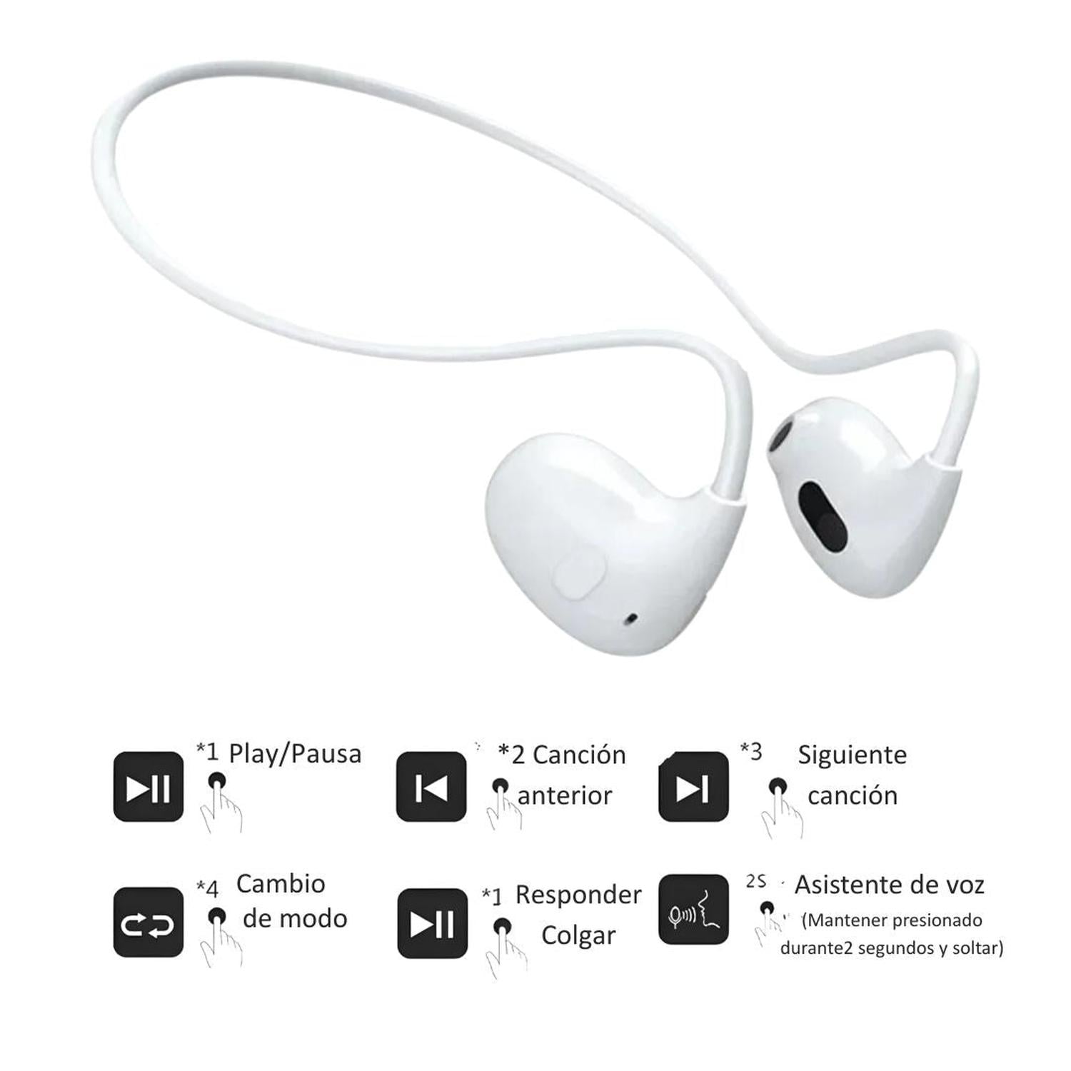 AUDÍFONOS DEPORTIVOS INALÁMBRICOS CON BLUETOOTH OWS PRO AURICULARES TÁCTIL - 2
