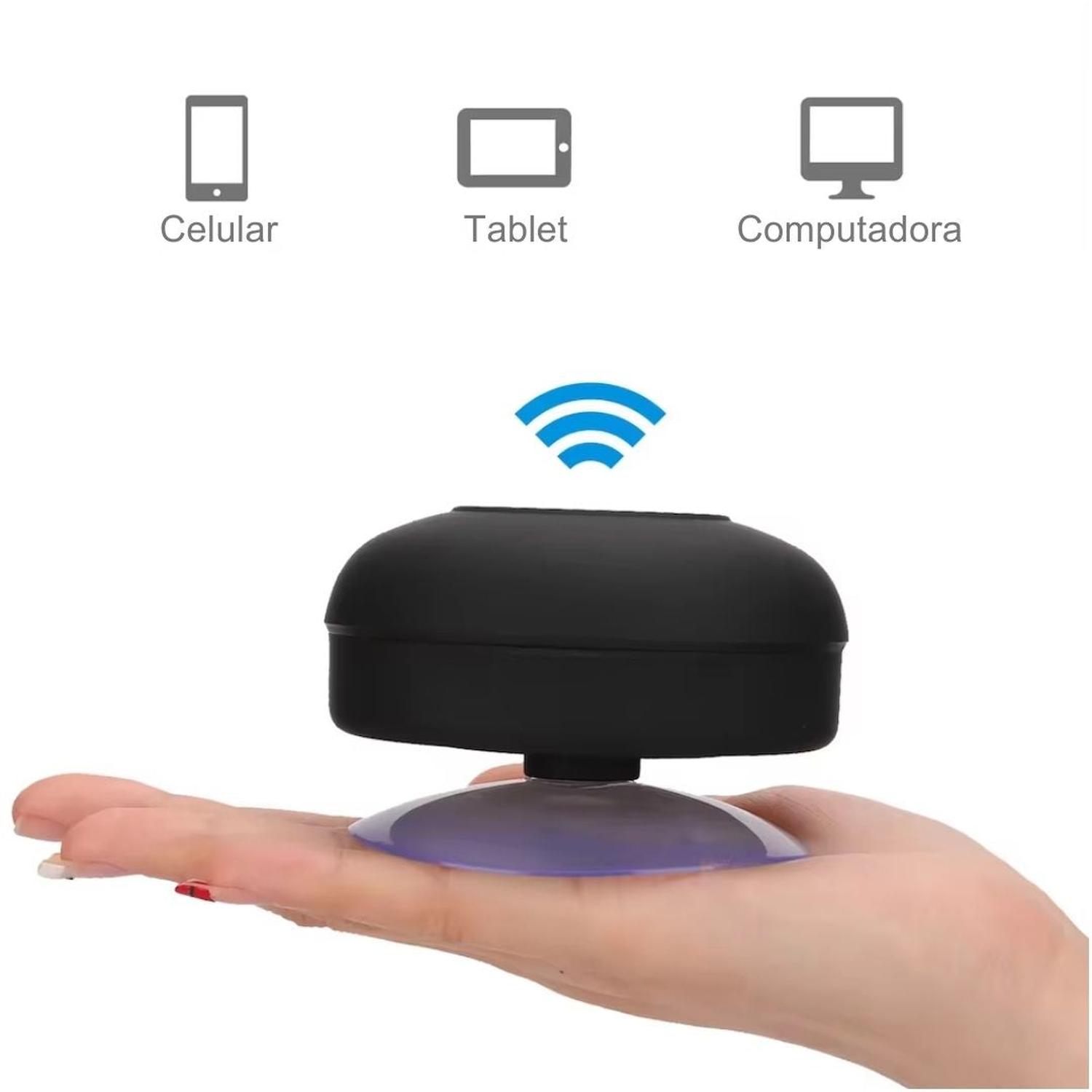 PARLANTE DE DUCHA BLUETOOTH MANOS LIBRES MICRÓFONO INTEGRADO CONTESTA LLAMADAS TAMAÑO M - 2