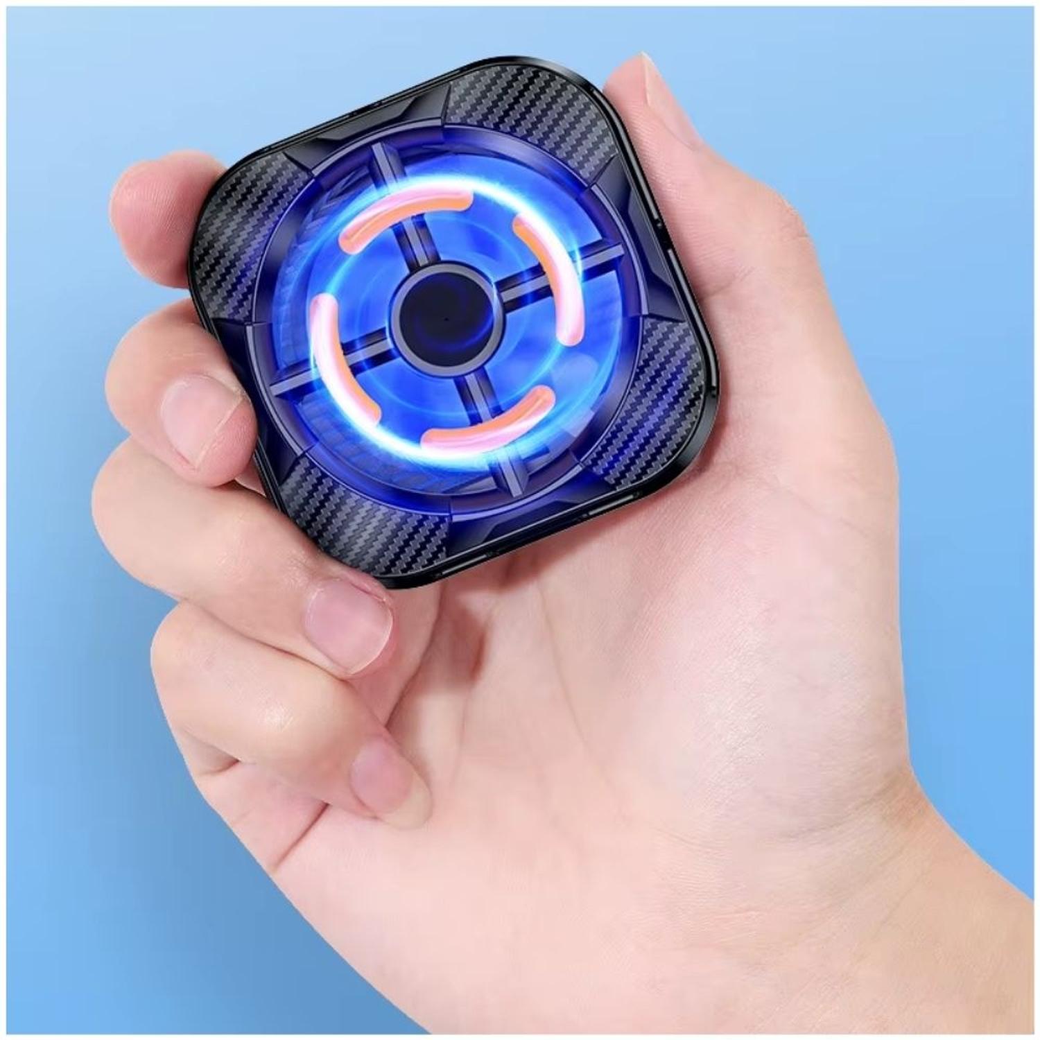 VENTILADOR ENFRIADOR MAGNÉTICO DE CELULAR RGB X79 PARA REFRIGERACIÓN - 5