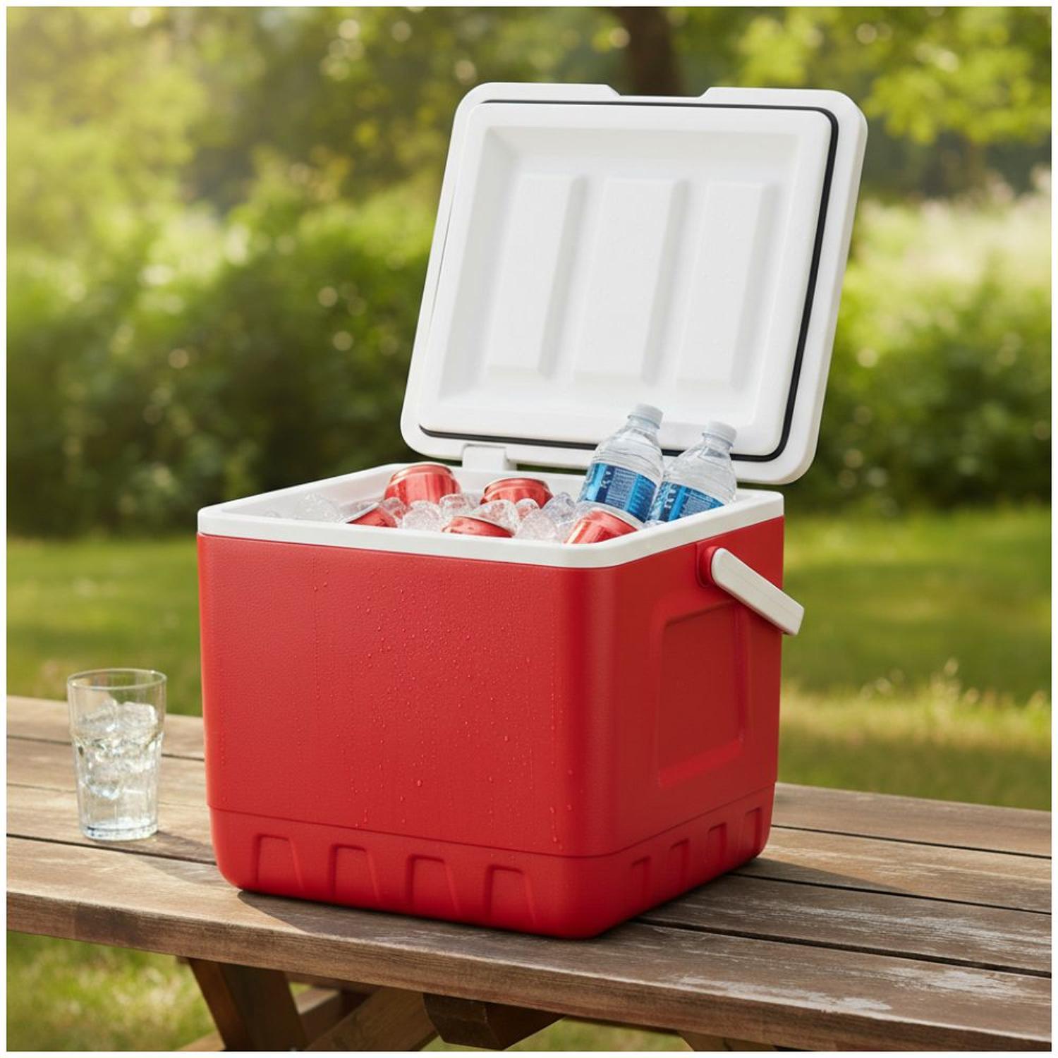 COOLER 20 LITROS BASA YCEPRO POLIURETANO CON AISLAMIENTO TÉRMICO INTERNO TAMAÑO M - 1