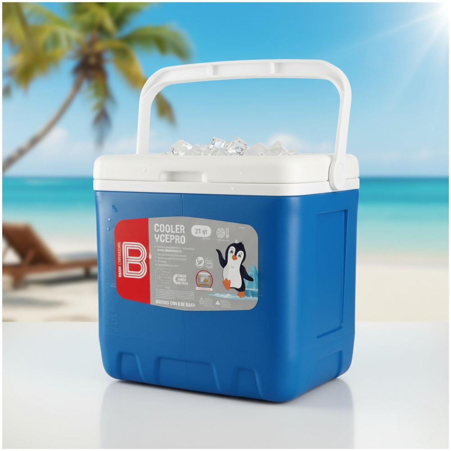 COOLER 20 LITROS BASA YCEPRO POLIURETANO CON AISLAMIENTO TÉRMICO INTERNO TAMAÑO M - 2