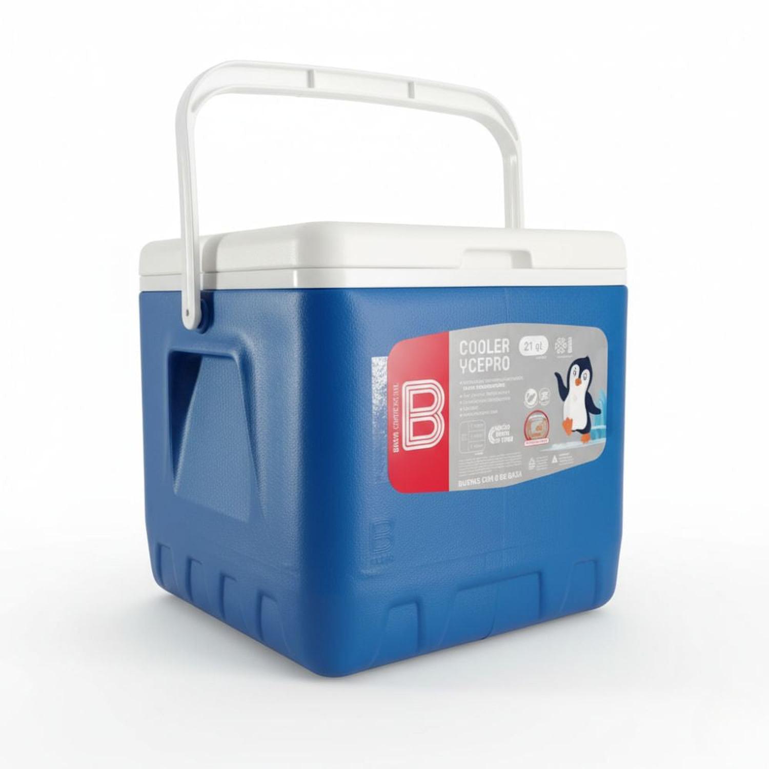 COOLER 20 LITROS BASA YCEPRO POLIURETANO CON AISLAMIENTO TÉRMICO INTERNO TAMAÑO M - 3