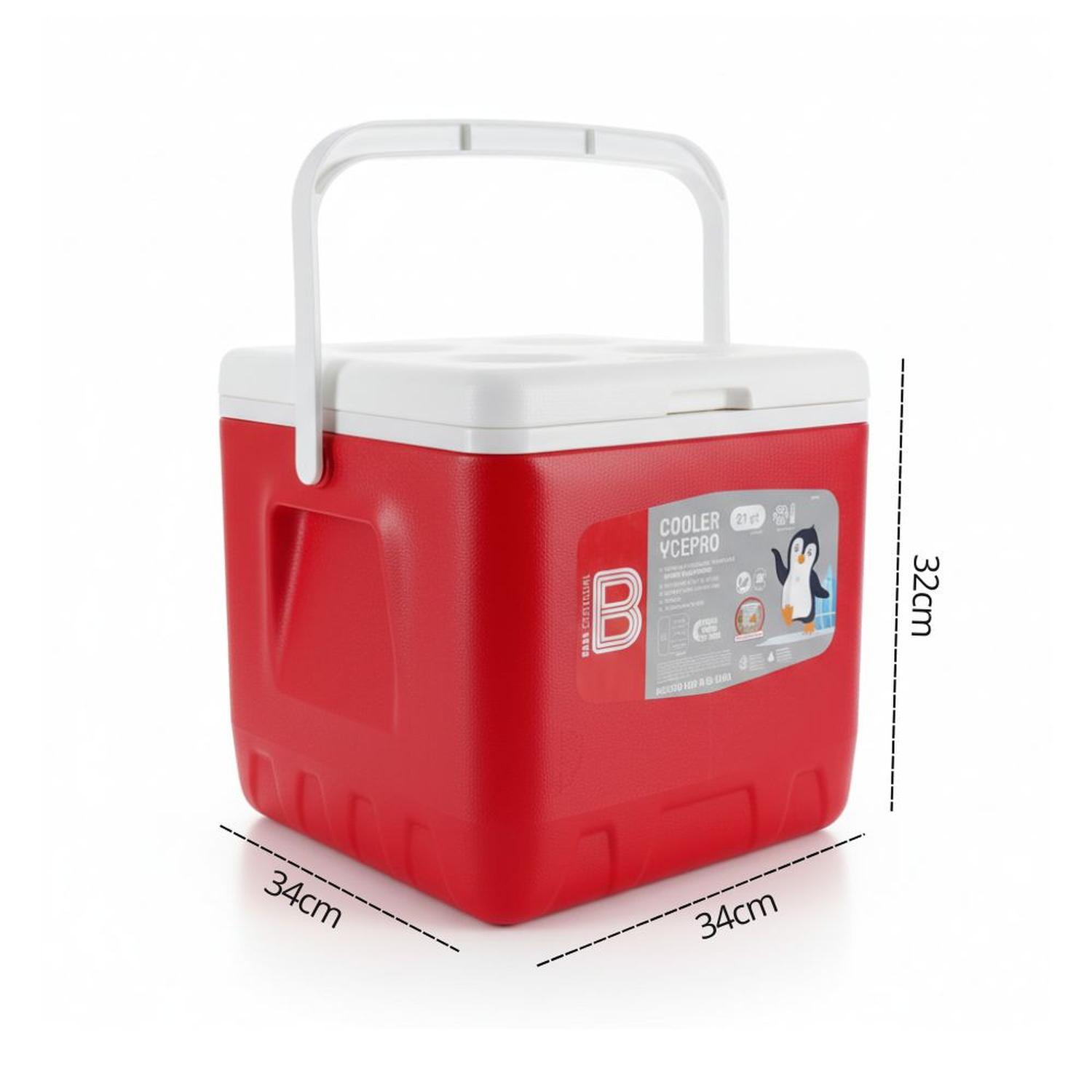 COOLER 20 LITROS BASA YCEPRO POLIURETANO CON AISLAMIENTO TÉRMICO INTERNO TAMAÑO M - 4