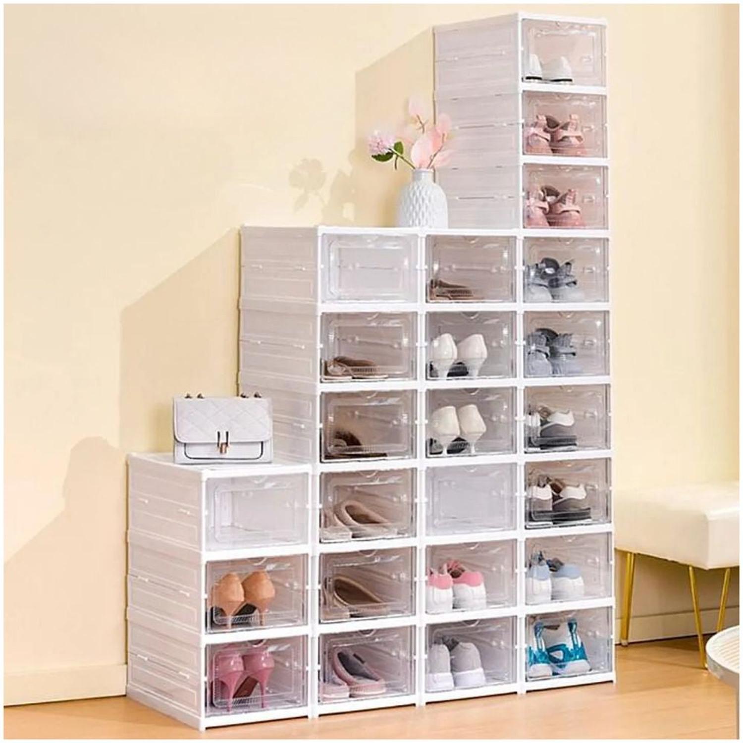 ORGANIZADOR ZAPATERA DE 9 NIVELES PARA 9 PARES PLEGABLE ACRÍLICO 156X26X35CM - 2